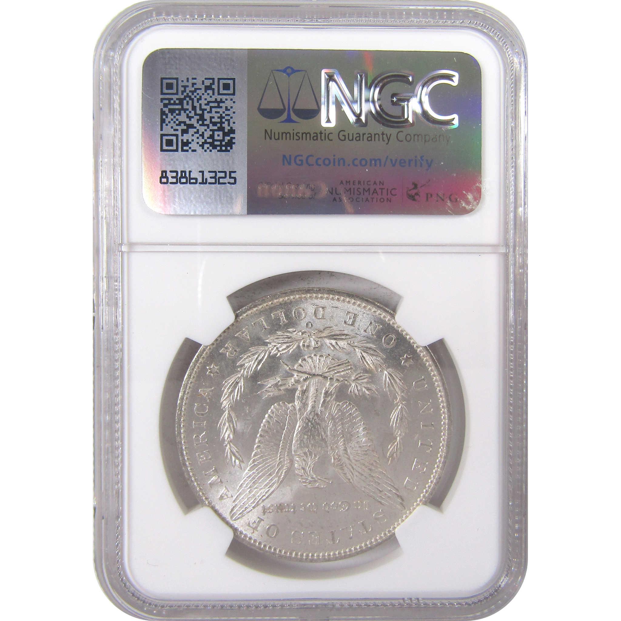 1887 O Morgan Dollar MS 62 NGC Silver Uncirculated Toned SKU:I18840