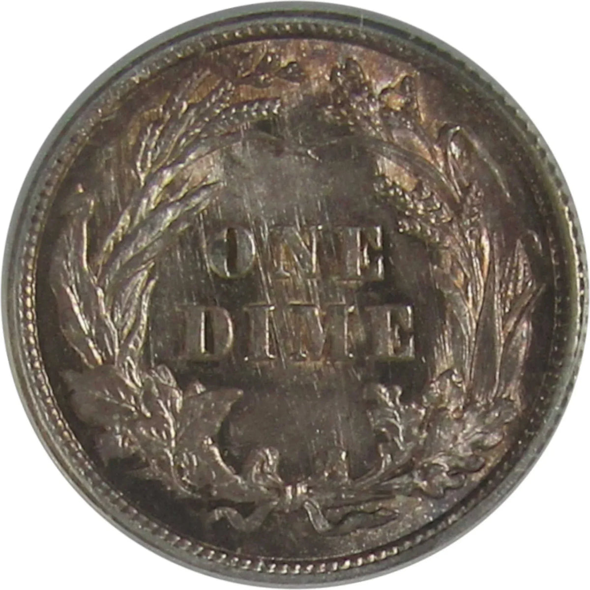 1916 Barber Dime AU 58 ANACS Silver 10c Coin SKU:I23027