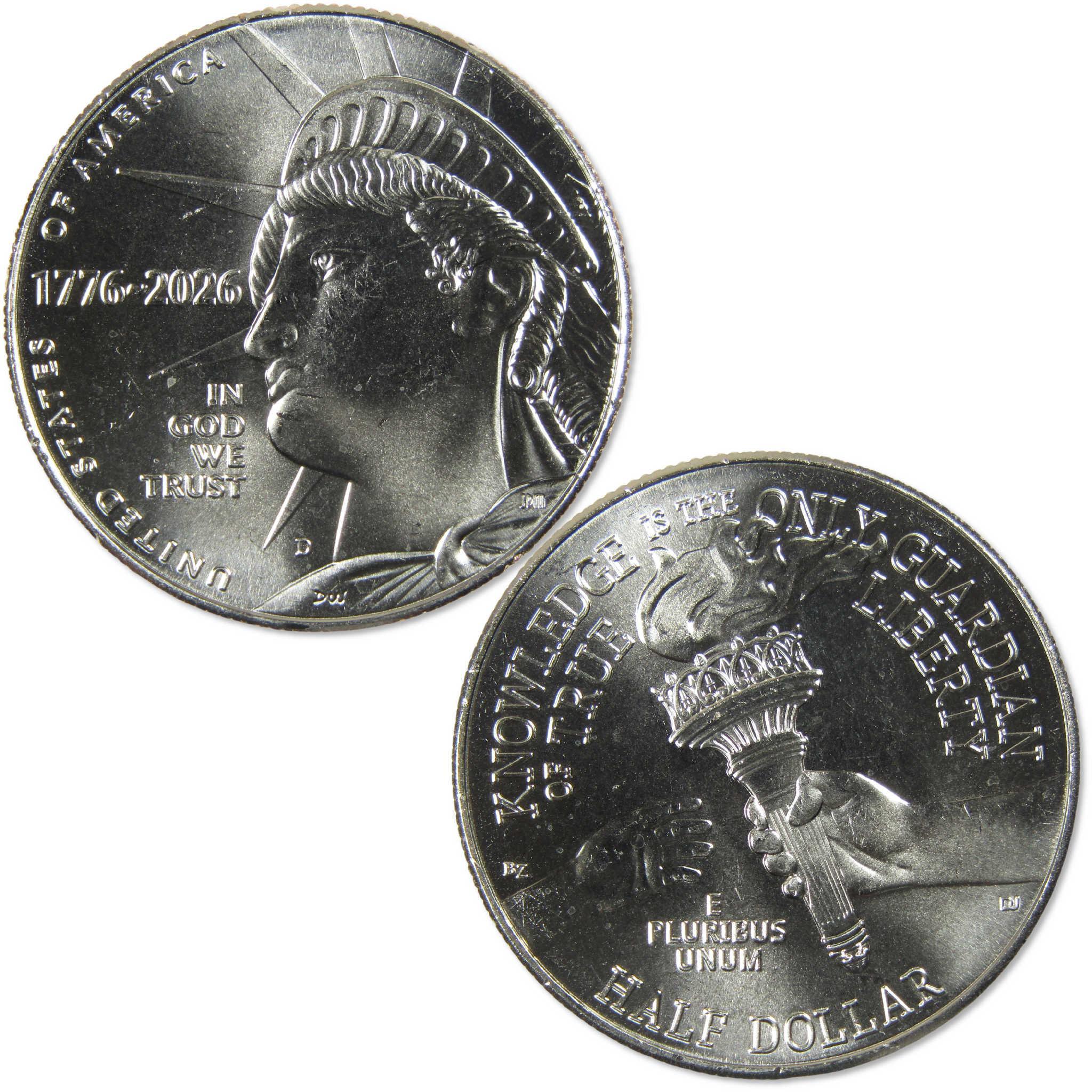2026 D Enduring Liberty Semiquincentennial Half Dollar Uncirculated