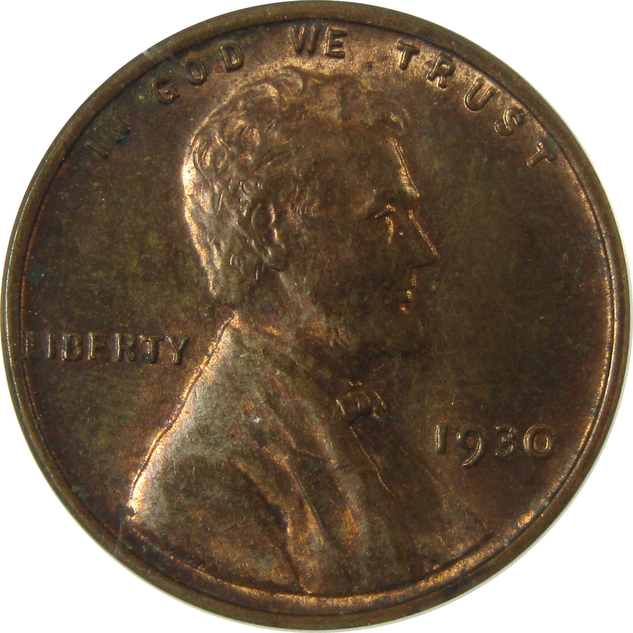 1930 Lincoln Wheat Cent MS 62 BN ANACS Uncirculated Penny SKU:I28437