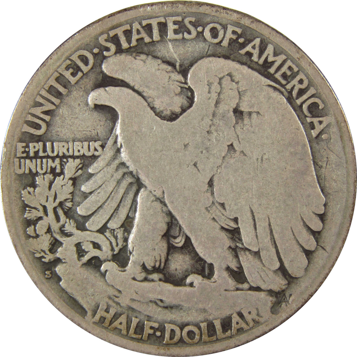1921 S Liberty Walking Silver 50c VG Very Good Details SKU:CP1588