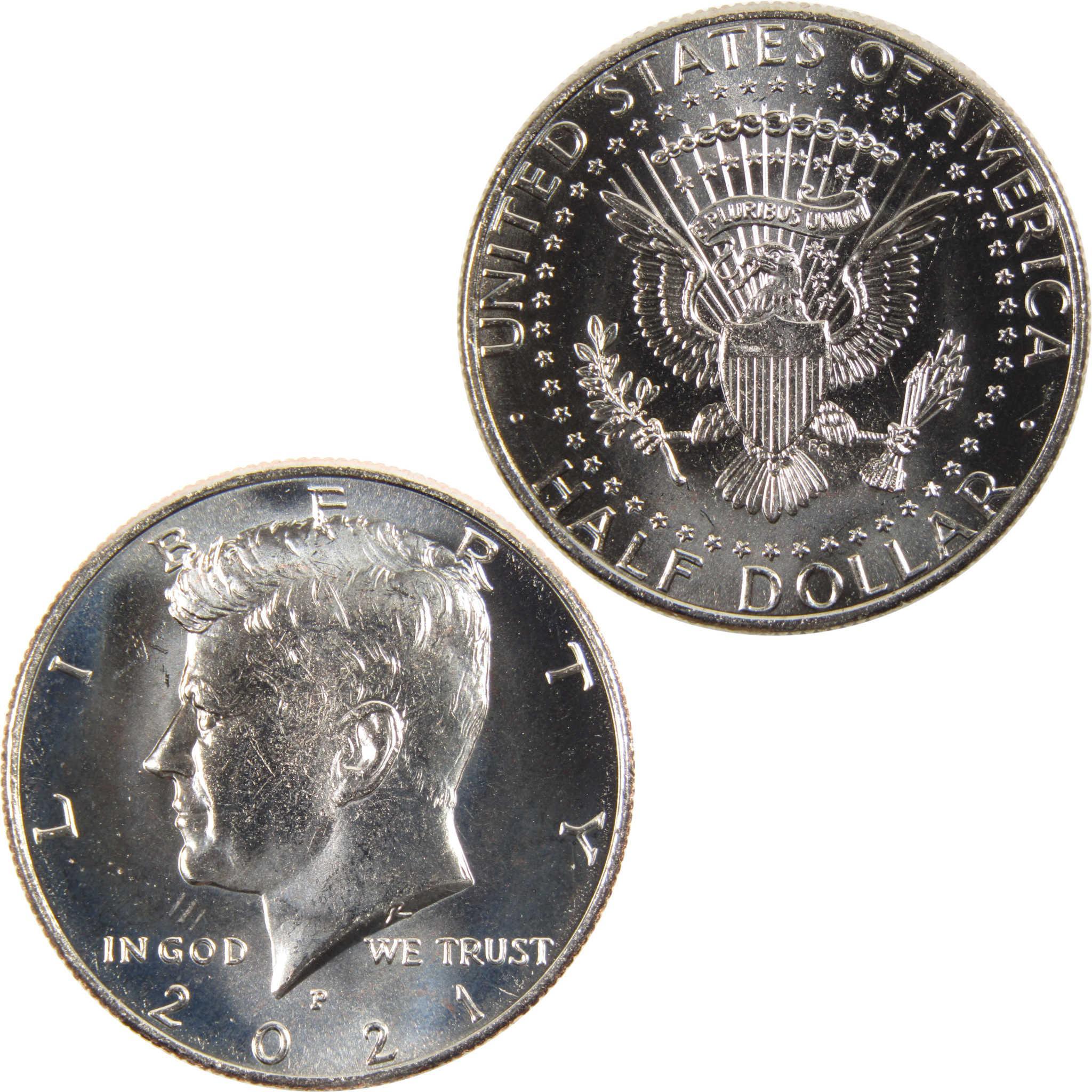 2021 P Kennedy Half Dollar BU Uncirculated Clad 50c Coin