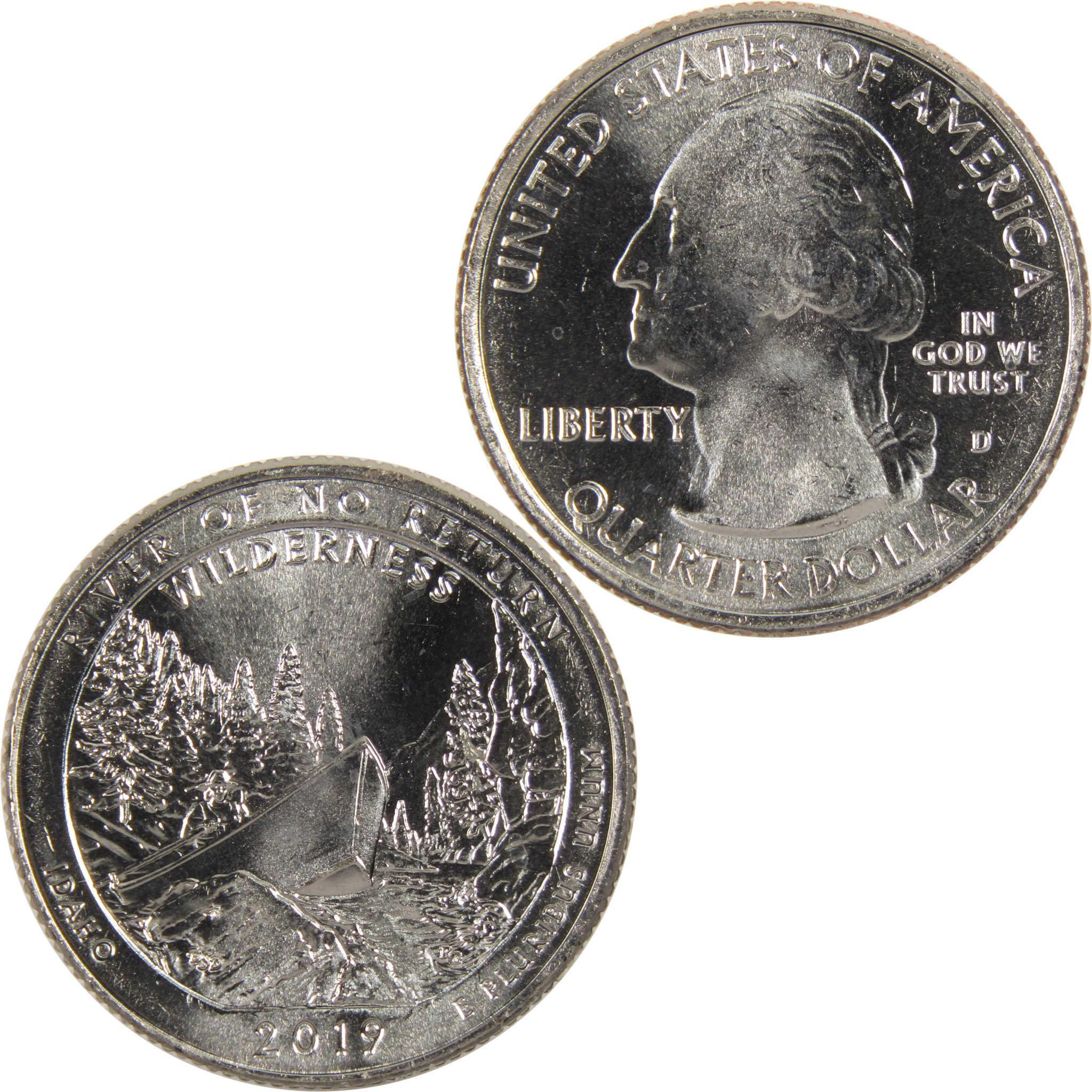 2019 D Frank Church River National Park Quarter BU Uncirculated Clad