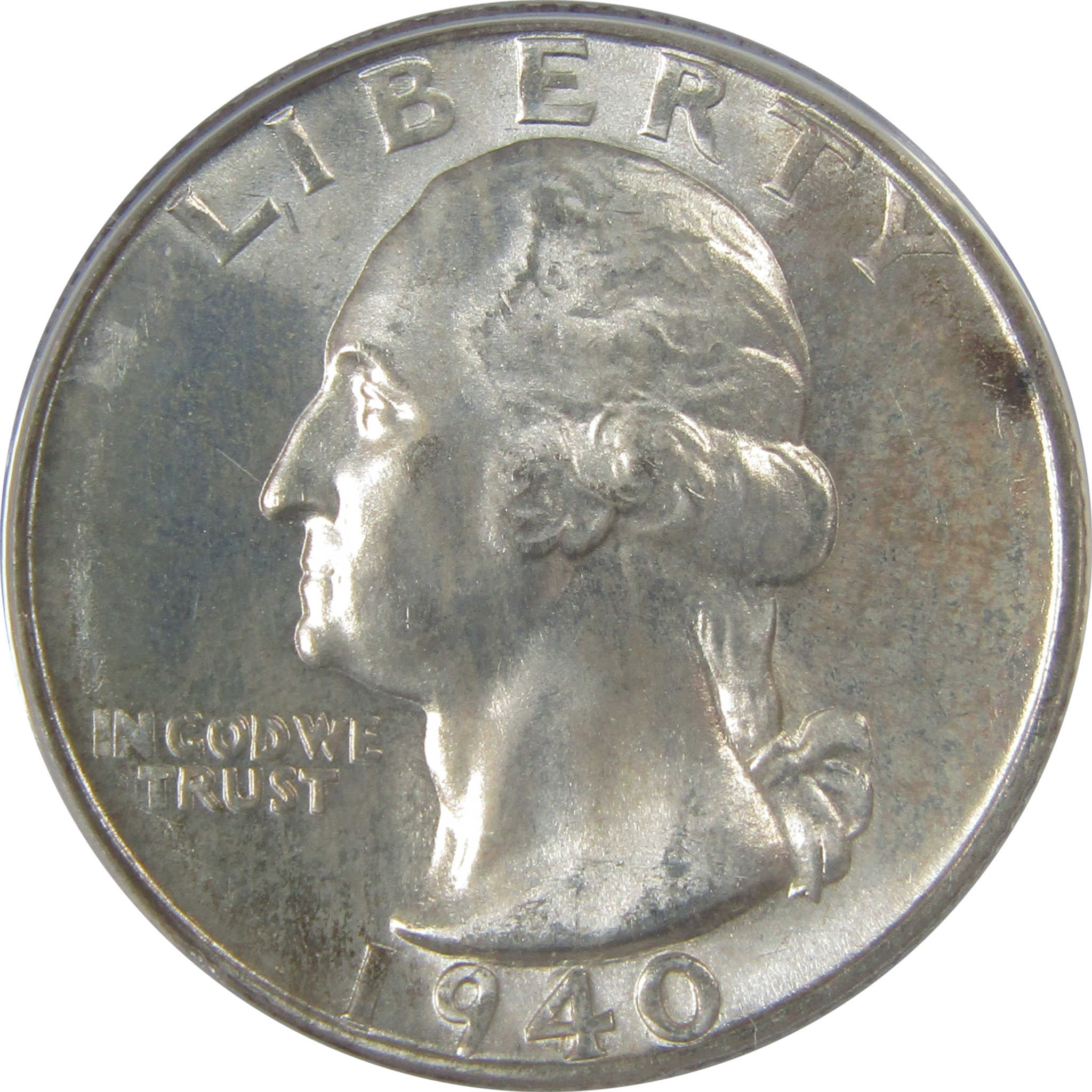 1940 S Washington Quarter MS 64 ANACS Silver Uncirculated SKU:I23628