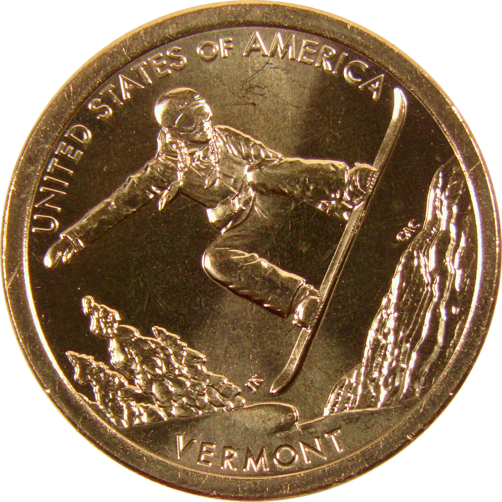 2022 D Snowboarding American Innovation Dollar BU Uncirculated $1 Coin