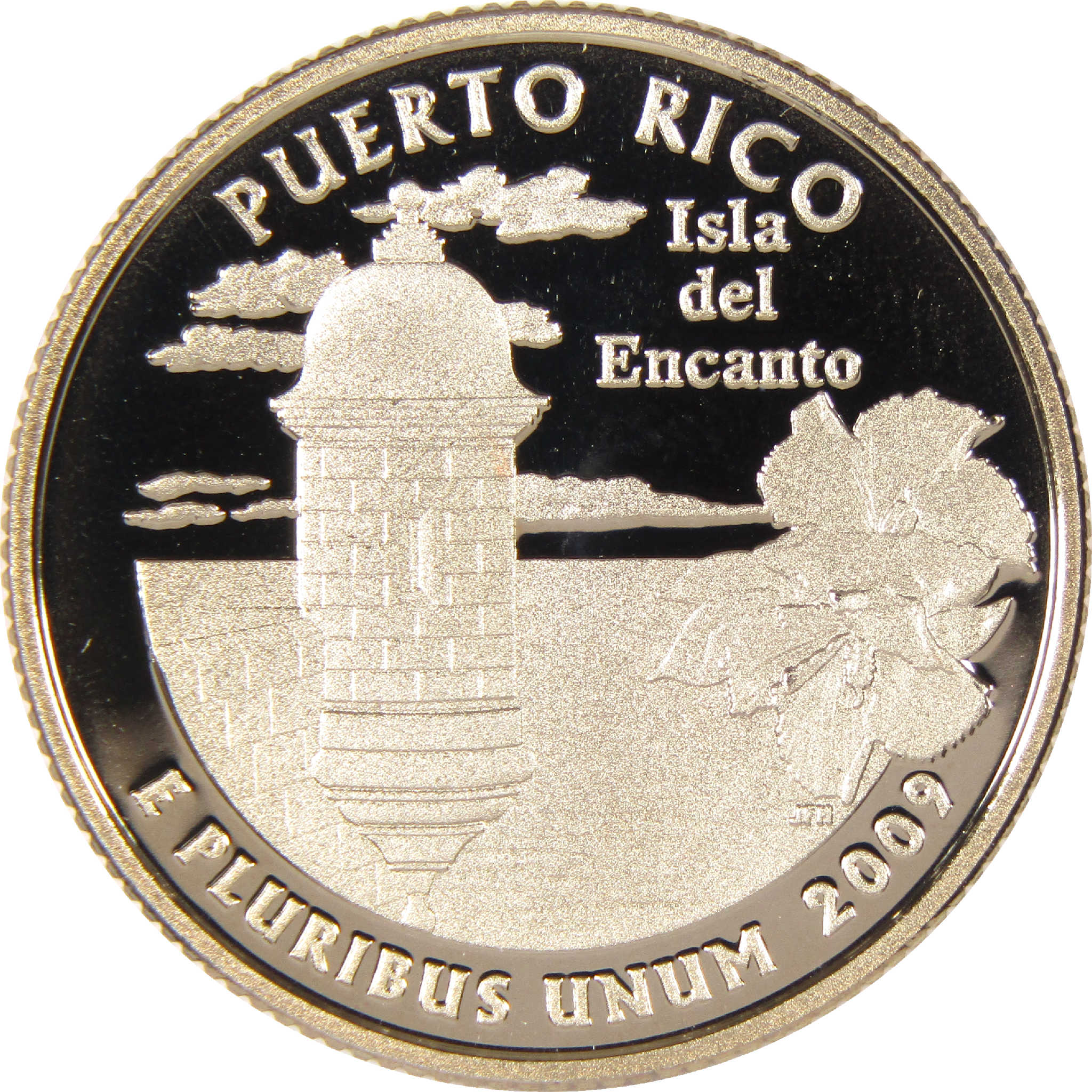 2009 S Puerto Rico DC & US Territories Quarter Clad 25c Proof Coin