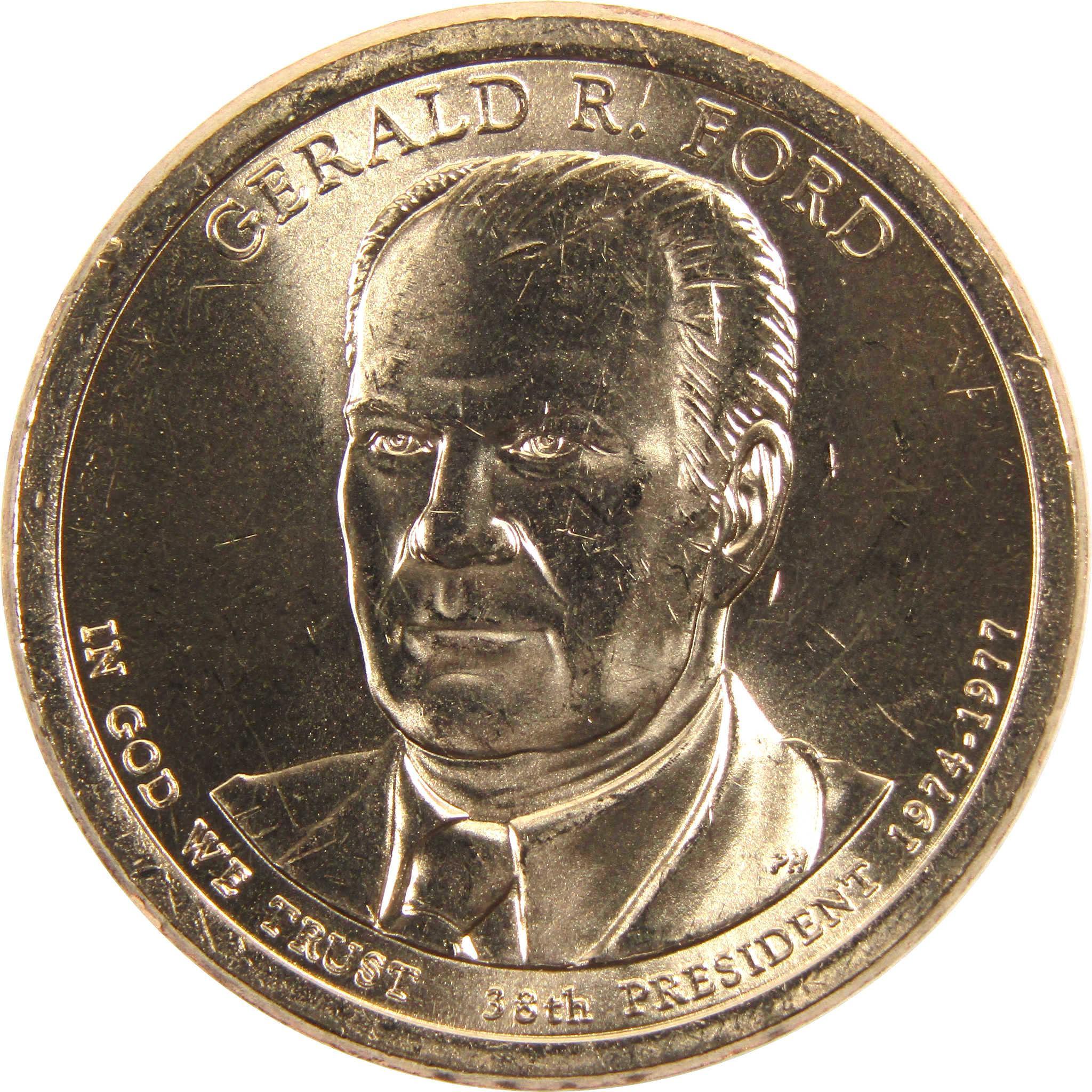 2016 P Gerald R Ford Presidential Dollar BU Uncirculated $1 Coin
