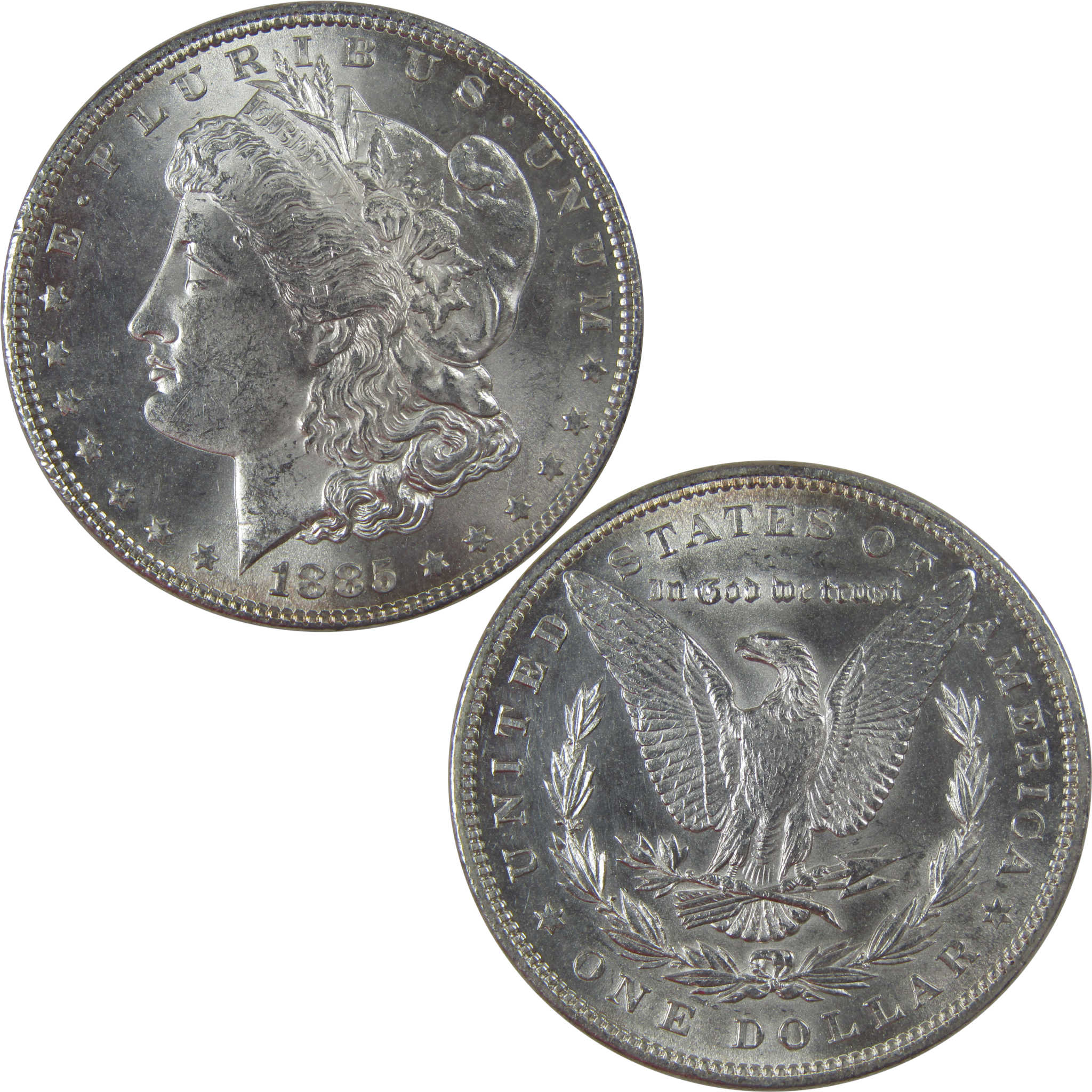 1885 Morgan Dollar Uncirculated Silver $1 Coin SKU:CPC1165 - Morgan coin - Morgan silver dollar - Morgan silver dollar for sale - Profile Coins & Collectibles