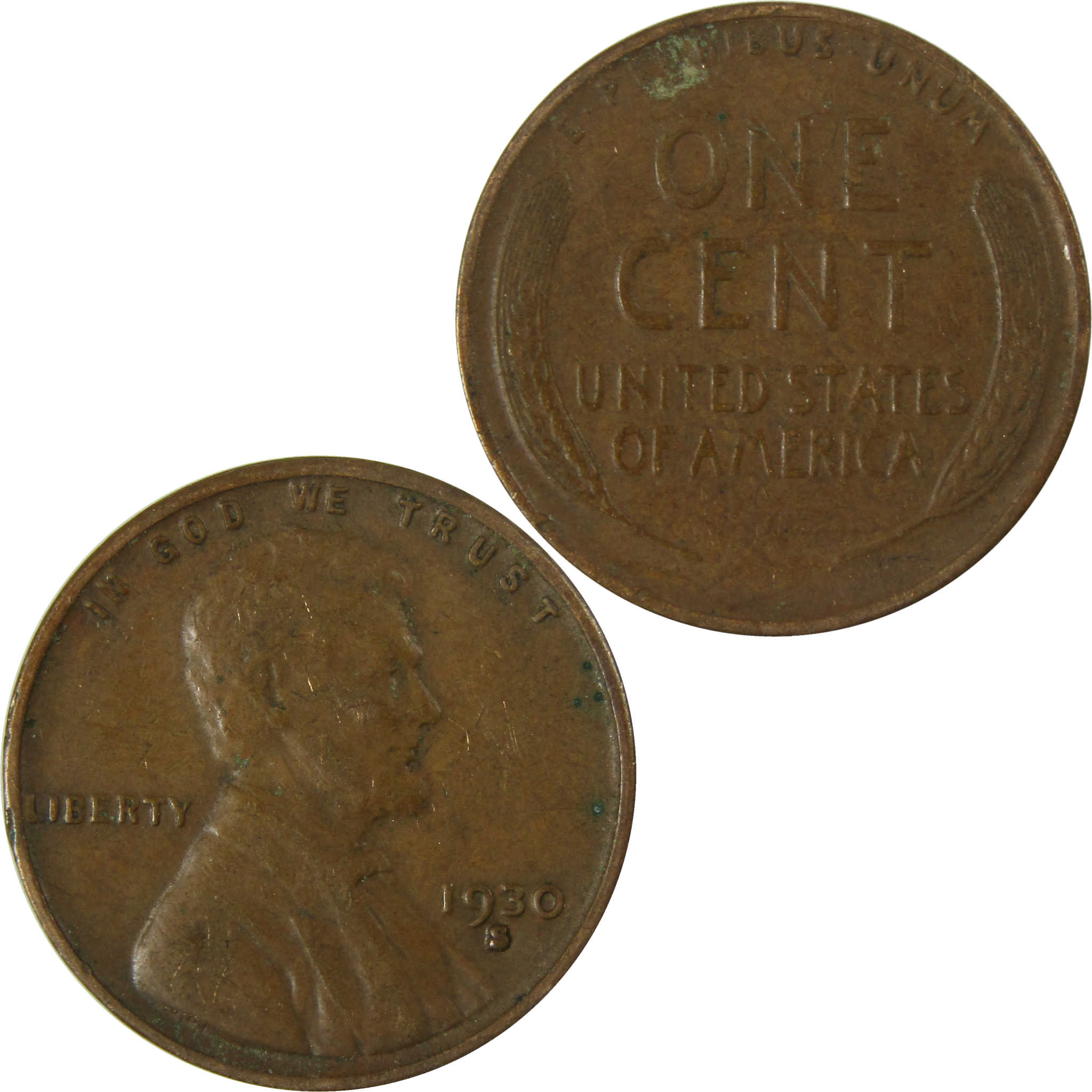 1930 S Lincoln Wheat Cent VF Very Fine Penny 1c Coin SKU:I26665