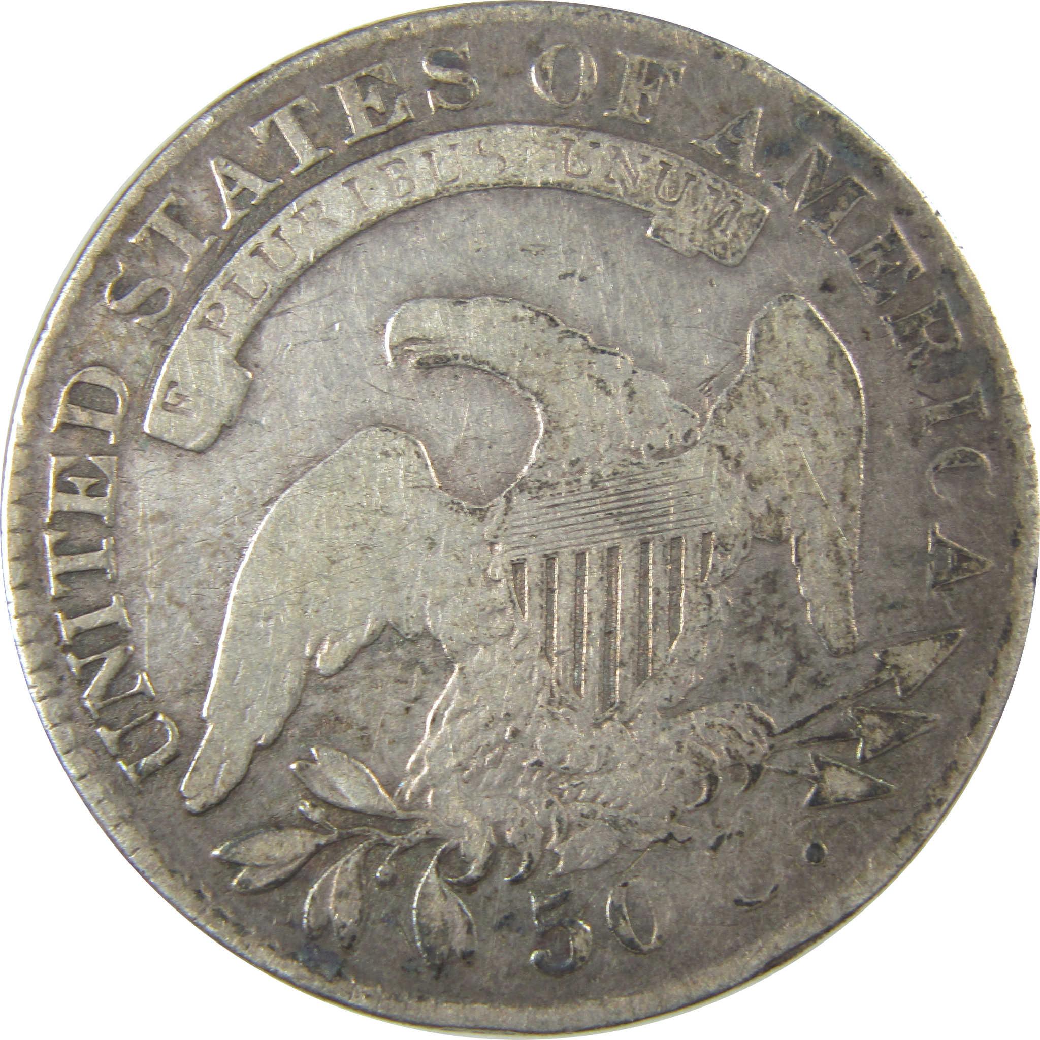 1829 Small Letters Capped Bust Half Dollar VG Details SKU:CPC0916
