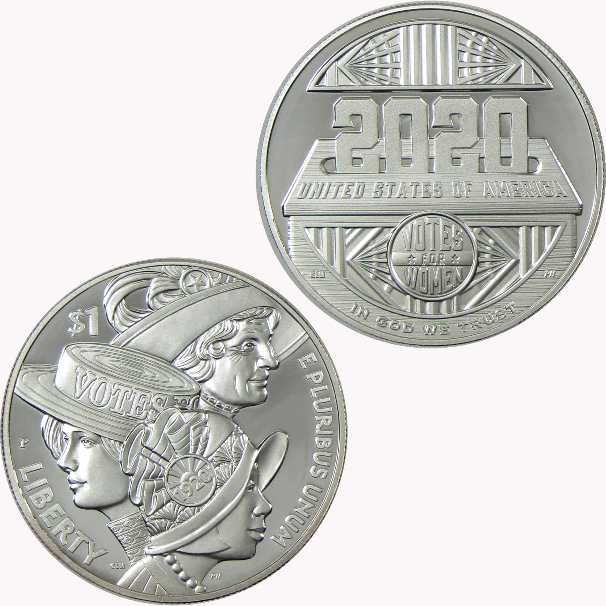 2020 P Women's Suffrage Centennial Commem Silver $1 Proof SKU:I26397