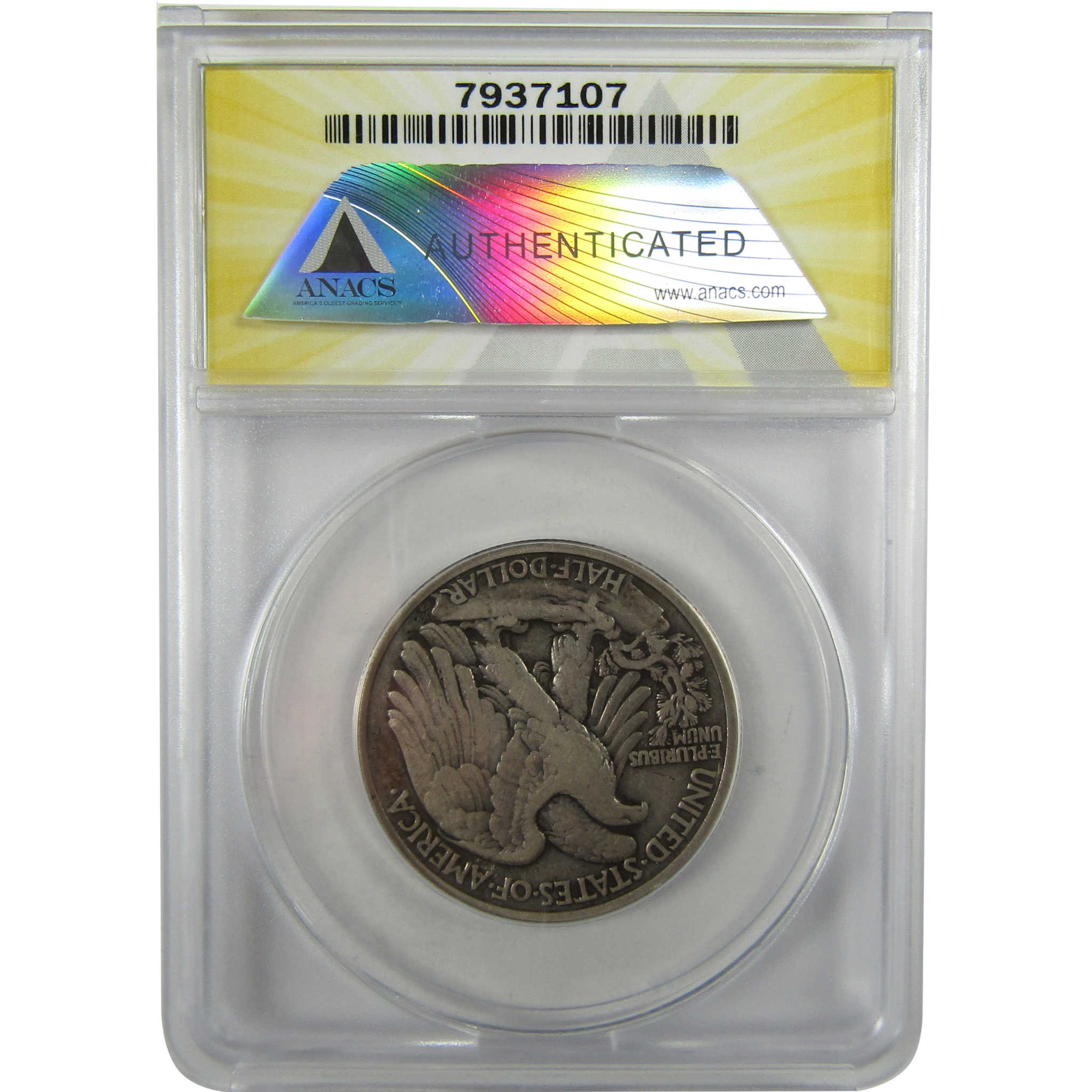 1919 Liberty Walking Silver 50c VF 20 ANACS 50c Coin SKU:I28013
