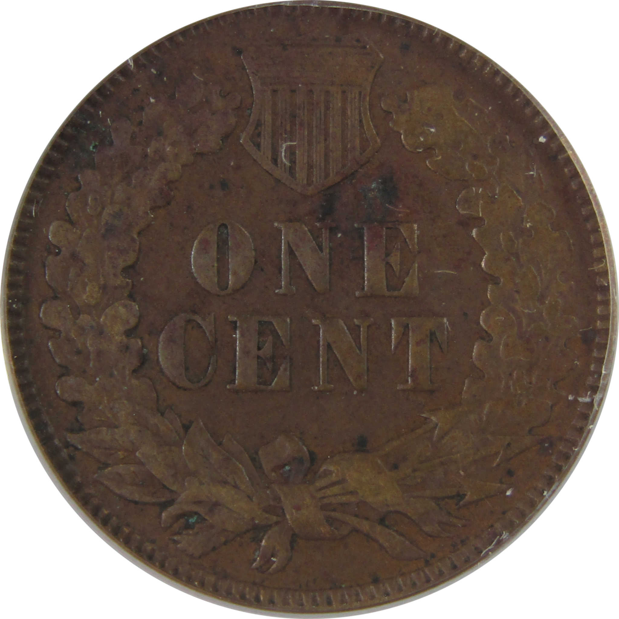1873 Open 3 Indian Head Cent VF 30 Details ANACS Penny SKU:CPC1189