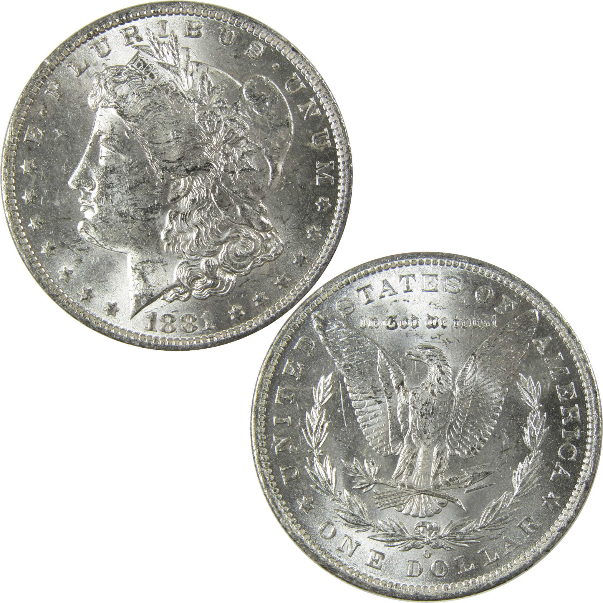1881 O Morgan Silver Dollar Uncirculated Mint State $1 Coin SKU:I27723 - Morgan coin - Morgan silver dollar - Morgan silver dollar for sale - Profile Coins & Collectibles
