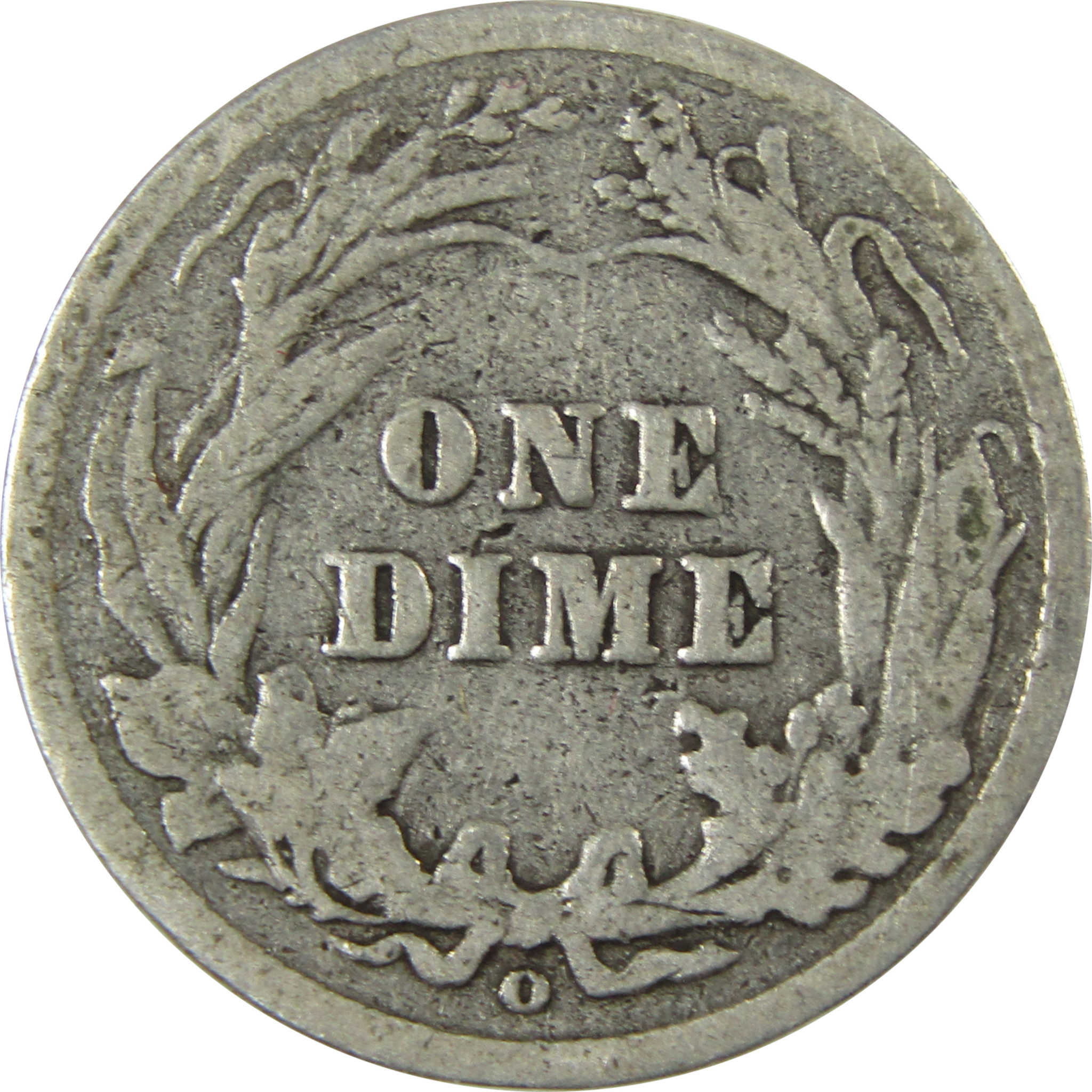 1905 O Micro O Barber Silver Dime G Good Details 10c Coin SKU:I26617
