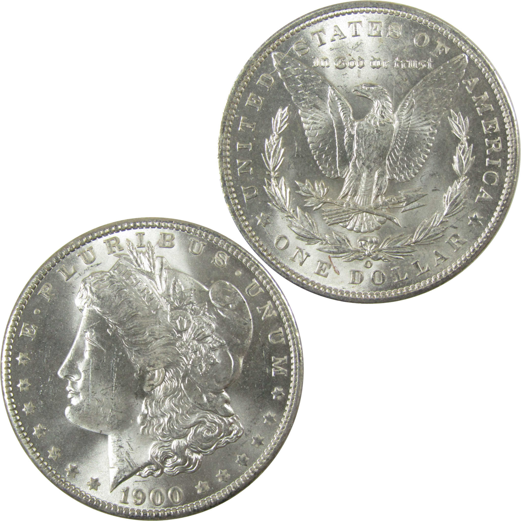 1900 O Morgan Silver Dollar Uncirculated Mint State $1 Coin SKU:I27786