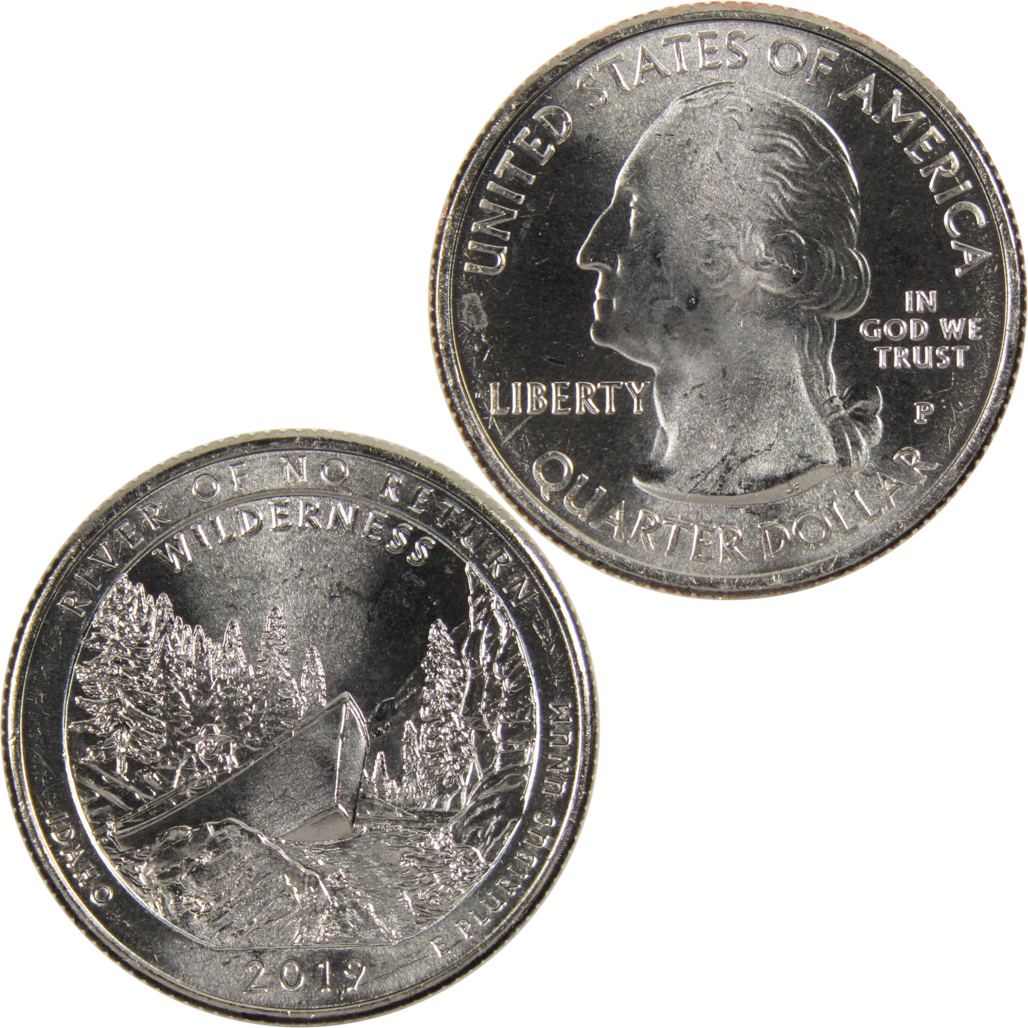 2019 P Frank Church River National Park Quarter BU Uncirculated Clad