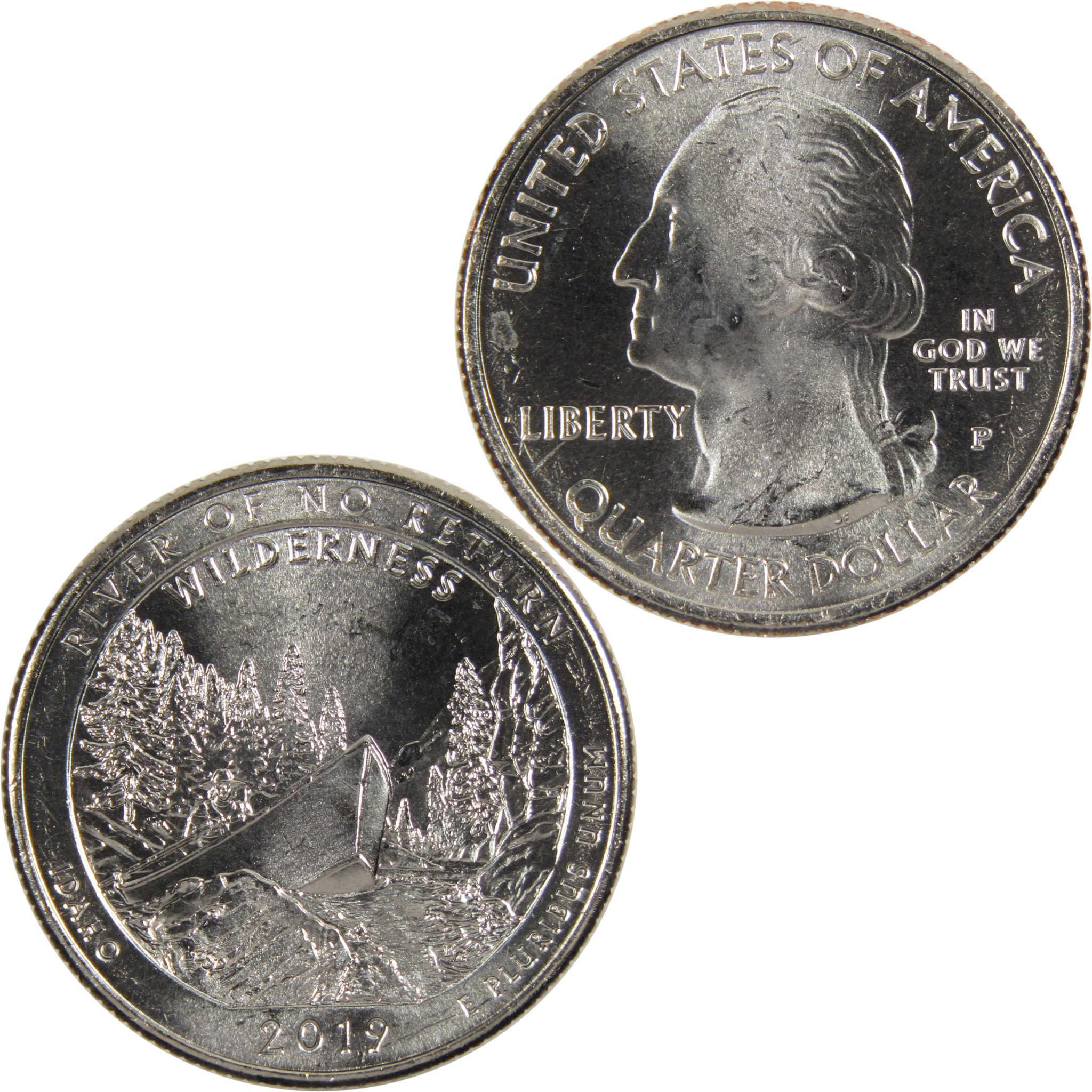 2019 P Frank Church River National Park Quarter BU Uncirculated Clad