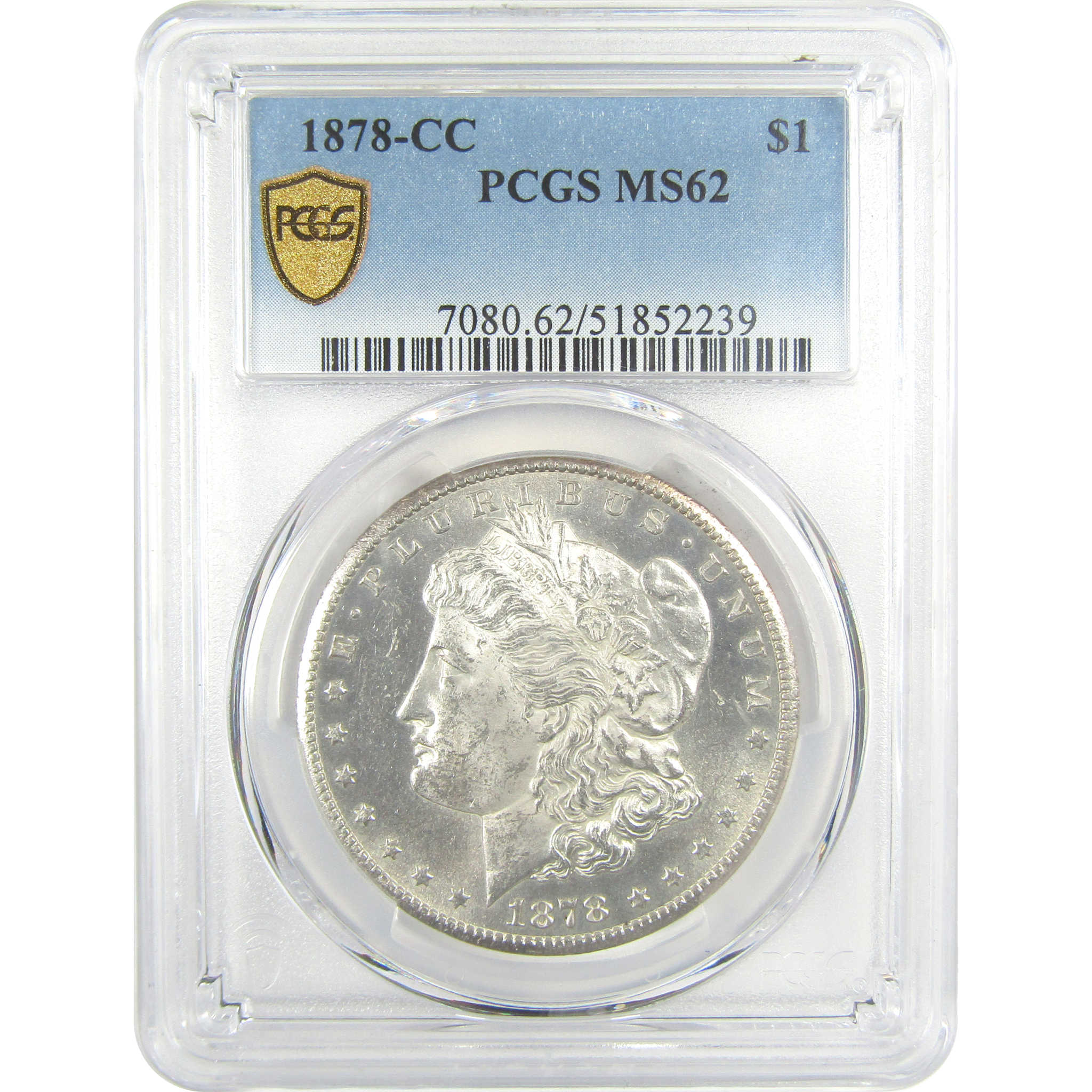 1878 CC Morgan Dollar MS 62 PCGS Silver Uncirculated SKU:I19924 - Morgan coin - Morgan silver dollar - Morgan silver dollar for sale - Profile Coins & Collectibles