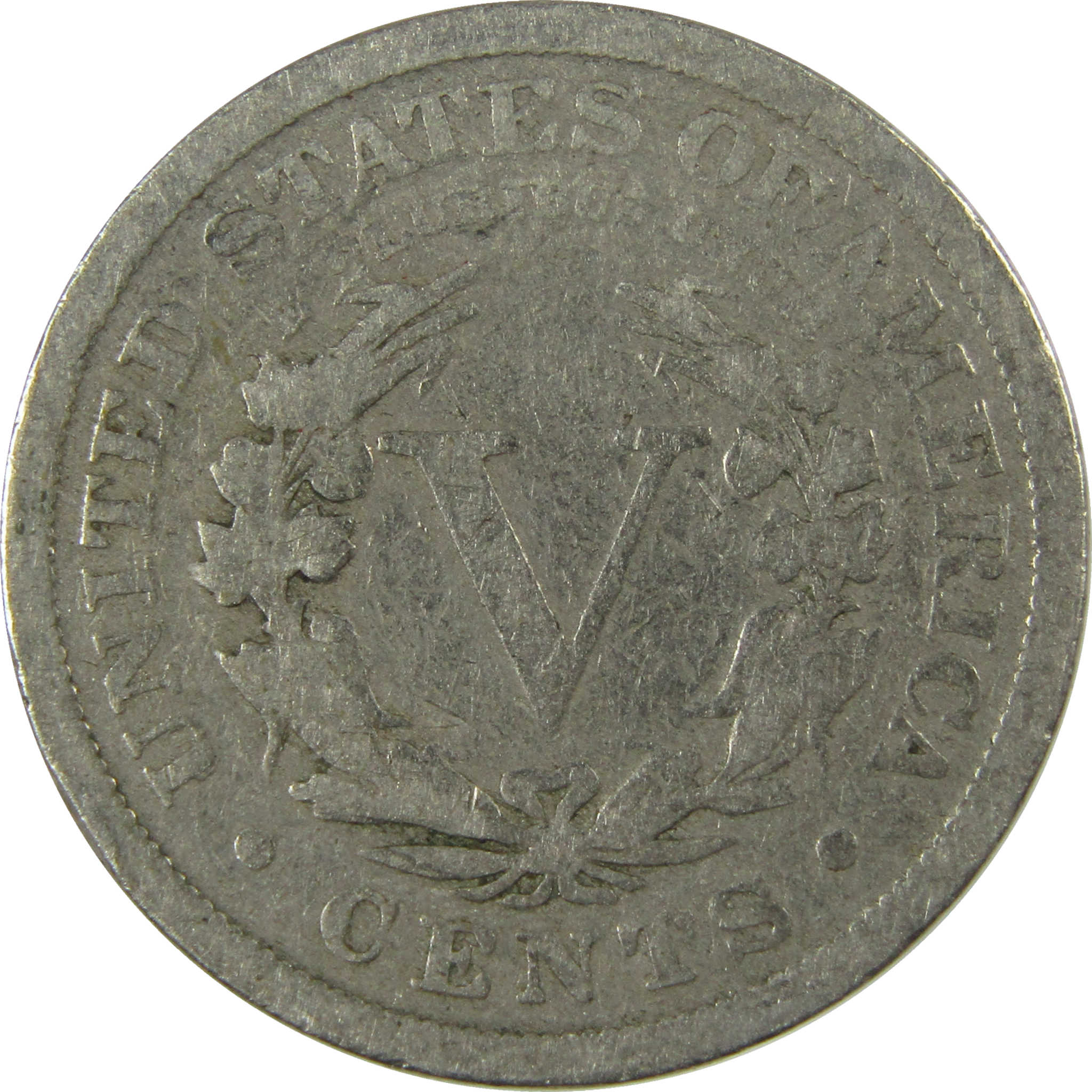 1898 Liberty Head V Nickel G Good 5c Coin Collectible SKU:I26918