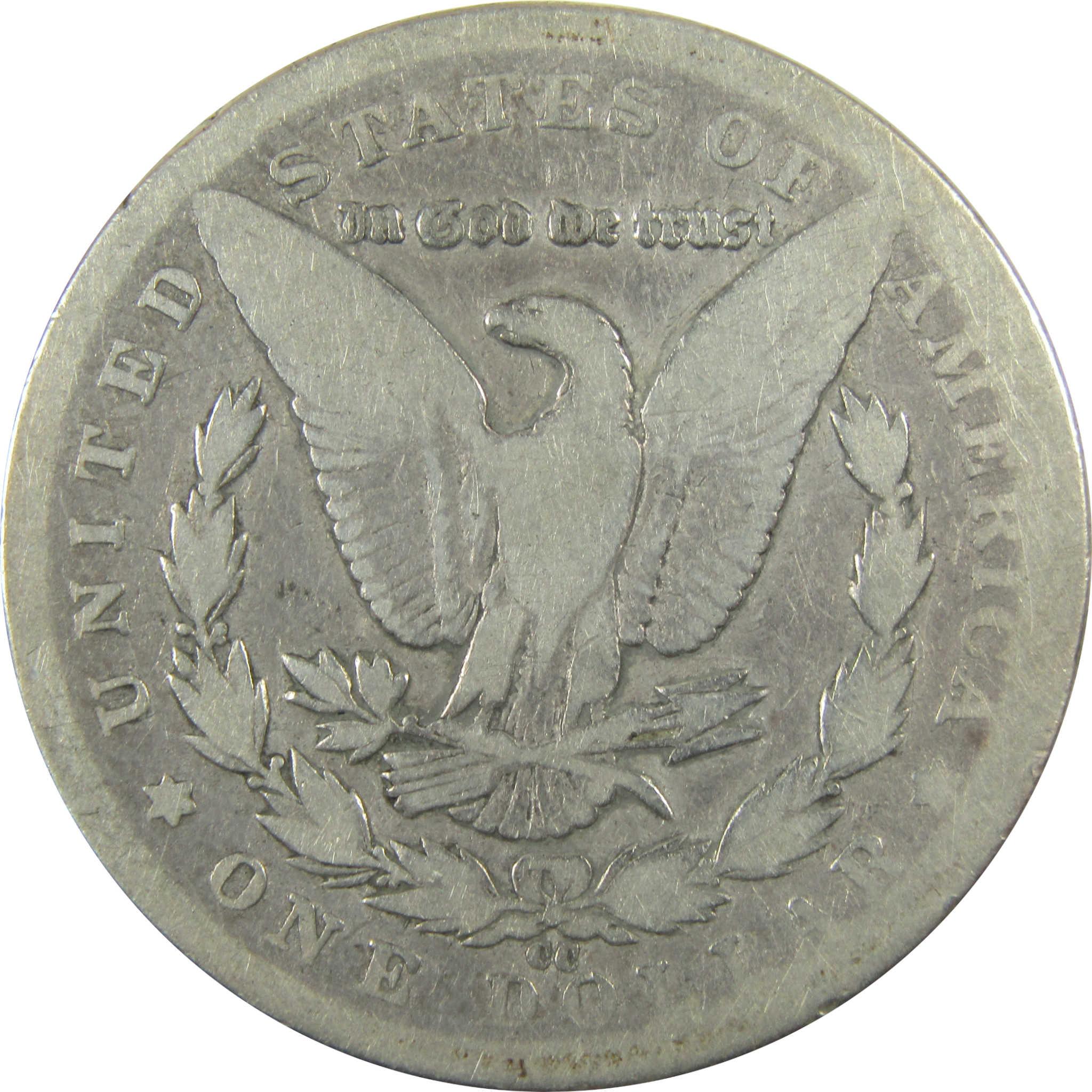 1893 CC Morgan Silver Dollar G Good Details $1 Coin SKU:CP1358 - Morgan coin - Morgan silver dollar - Morgan silver dollar for sale - Profile Coins & Collectibles