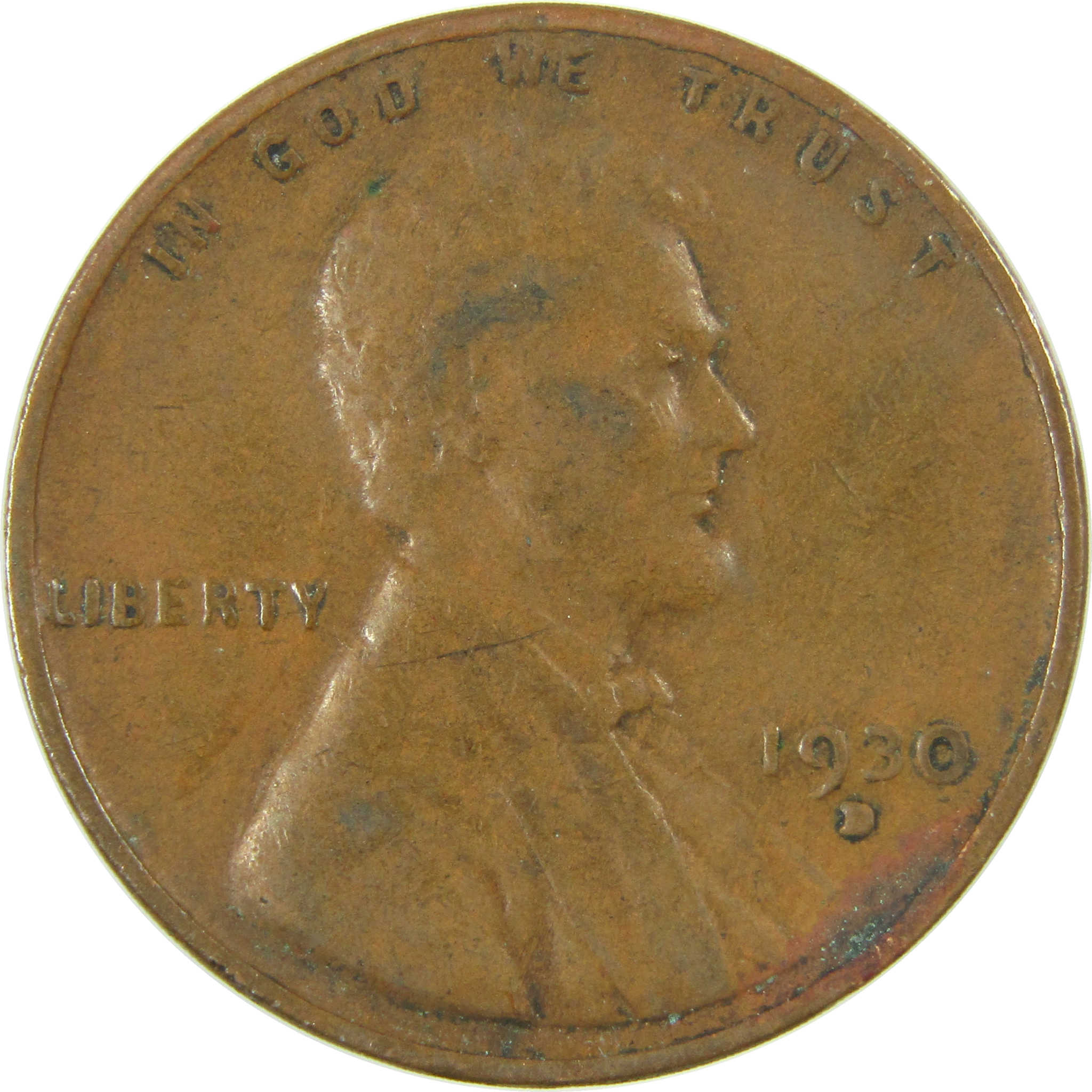 1930 D Lincoln Wheat Cent VF Very Fine Penny 1c Coin SKU:I27138