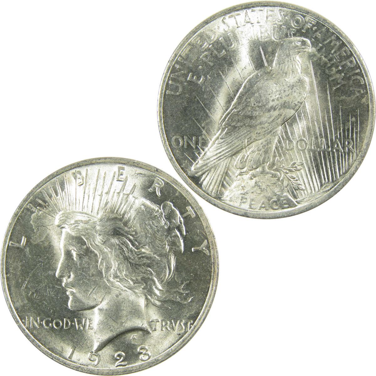 1923 Peace Silver Dollar Uncirculated Mint State $1 Coin SKU:CP1697