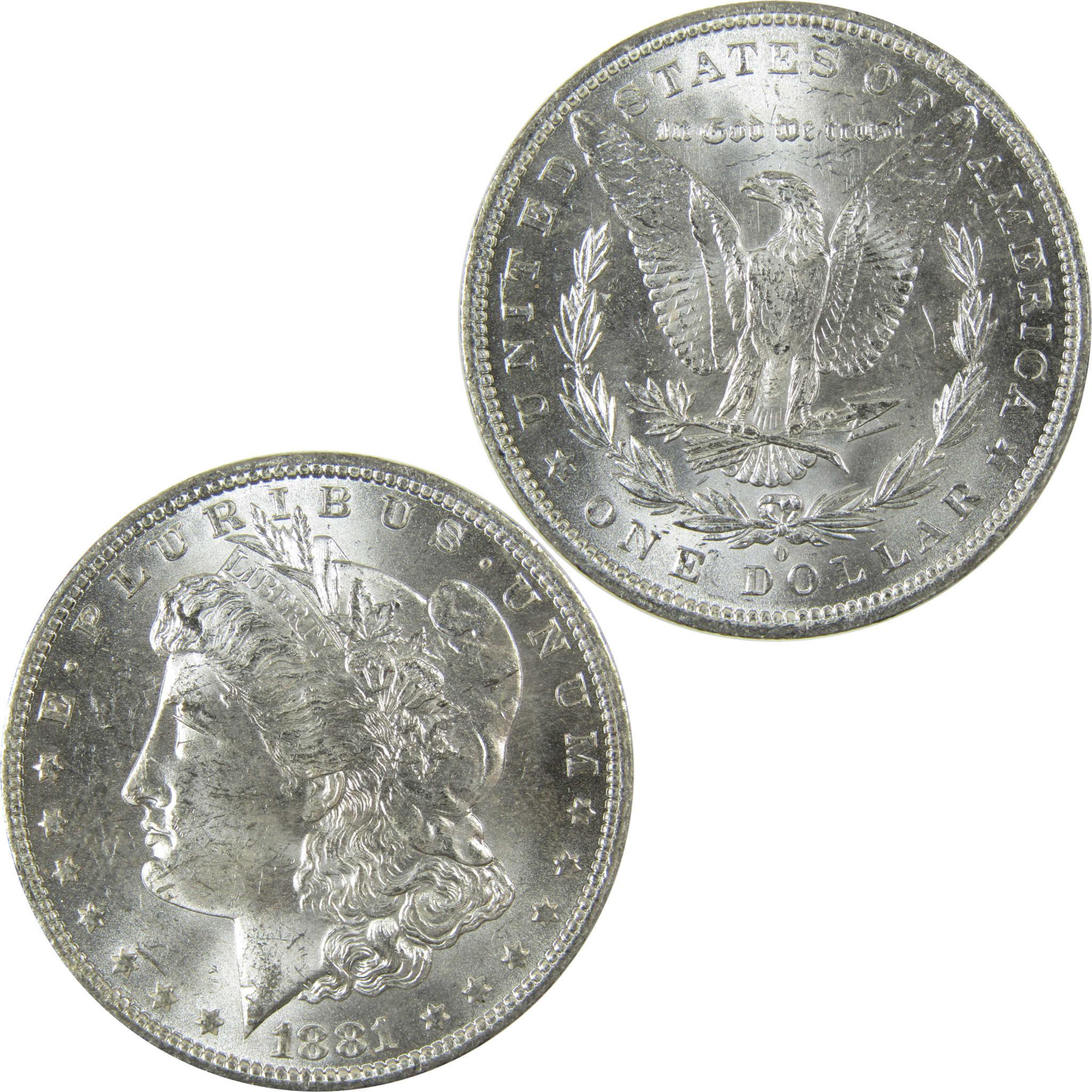 1881 O Morgan Silver Dollar Uncirculated Mint State $1 Coin SKU:I27693 - Morgan coin - Morgan silver dollar - Morgan silver dollar for sale - Profile Coins & Collectibles