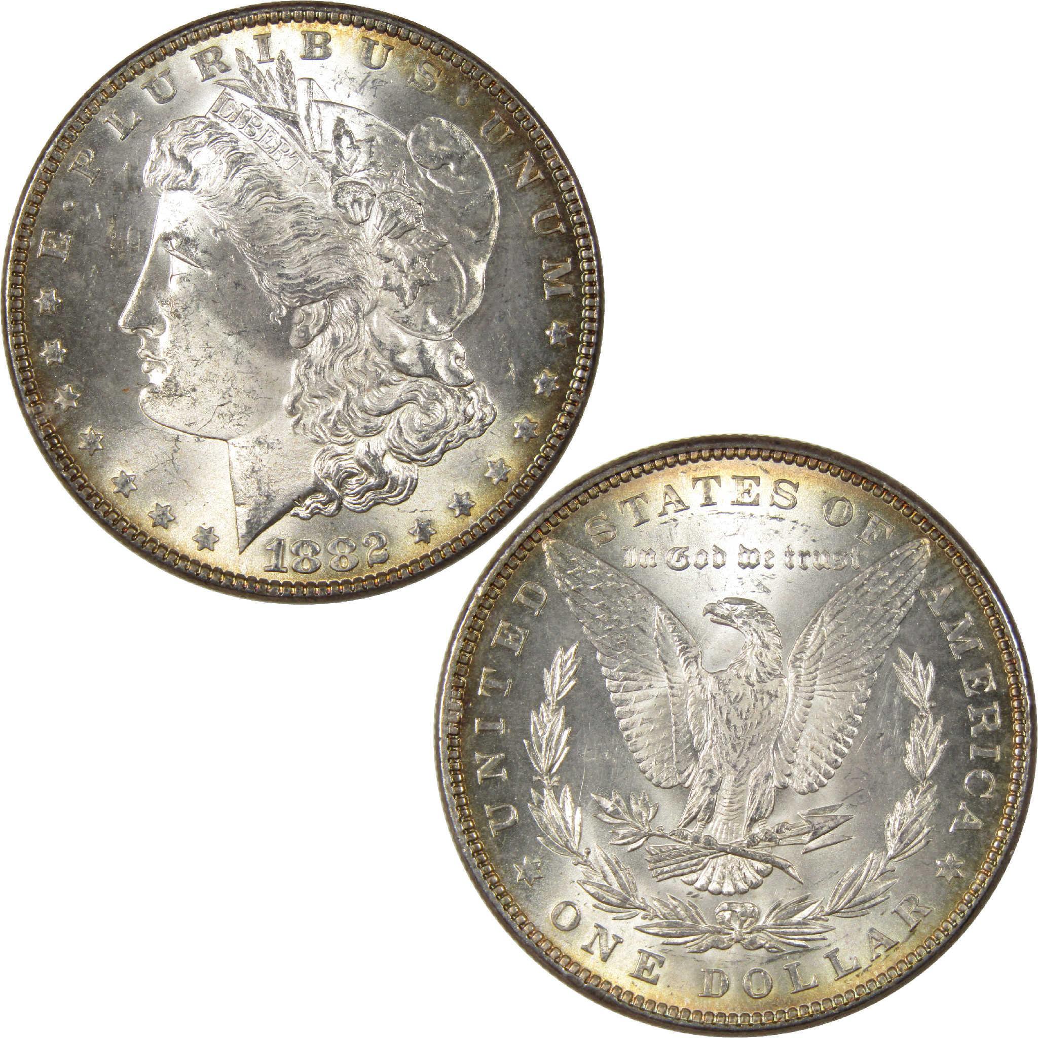 1882 Morgan Dollar BU Choice Uncirculated Silver $1 Coin - Morgan coin - Morgan silver dollar - Morgan silver dollar for sale - Profile Coins & Collectibles