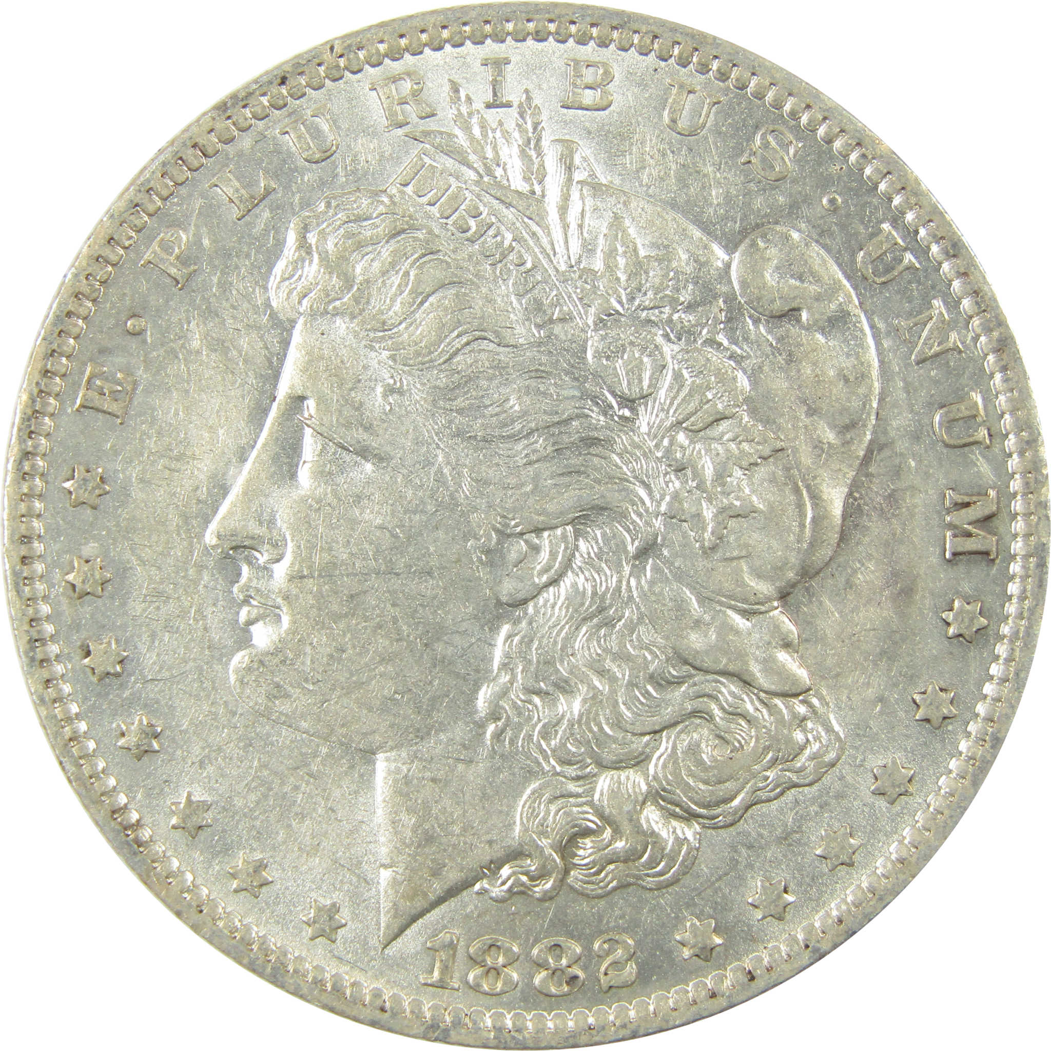 1882 O/O VAM-7 Repunched MM Top 100 Morgan Silver Dollar AU SKU:I25339 - Morgan coin - Morgan silver dollar - Morgan silver dollar for sale - Profile Coins & Collectibles