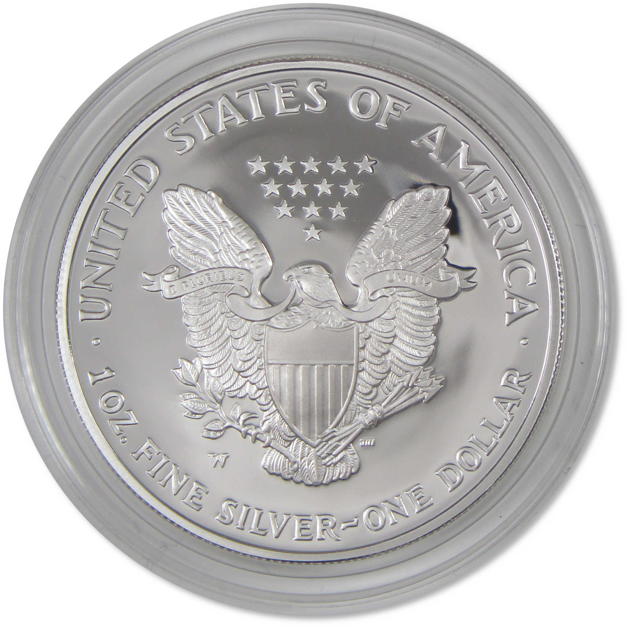2005 W American Silver Eagle Choice Proof Bullion $1 Coin OGP COA