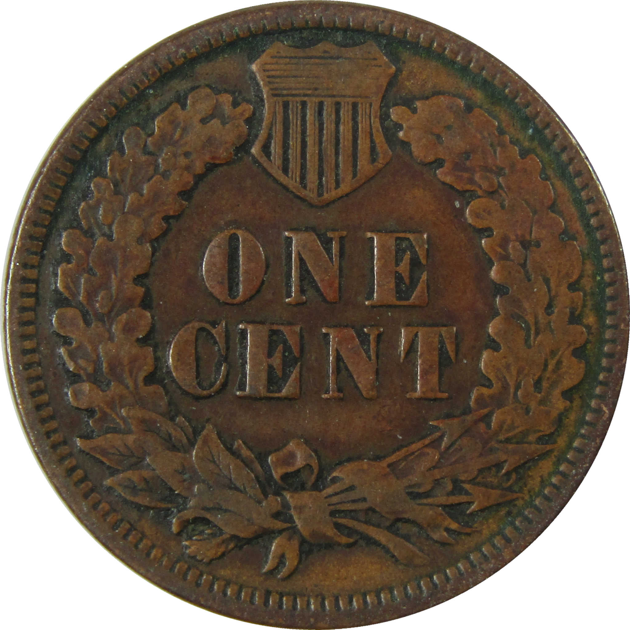 1888 Indian Head Cent F Fine Penny 1c Coin Collectible SKU:I26932