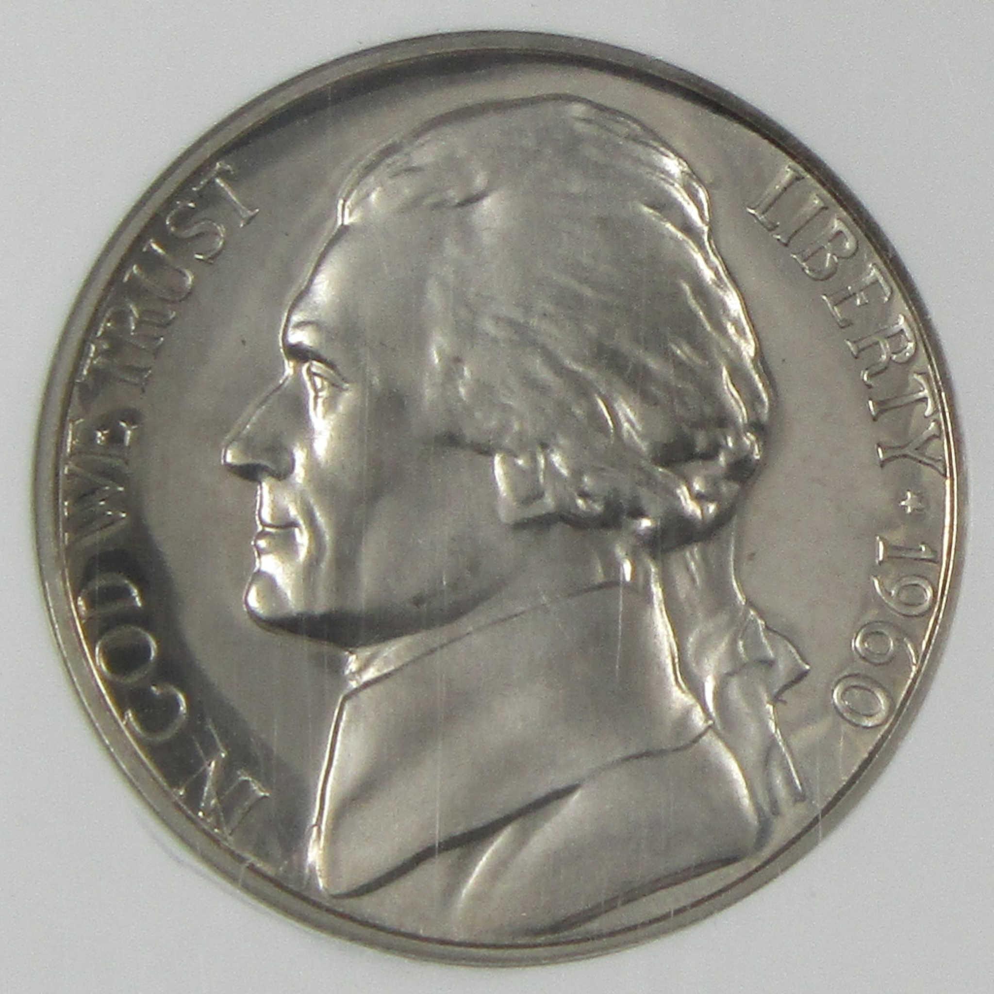 1960 Jefferson Nickel PF 68 CAM NGC Proof 5c Coin SKU:I26437