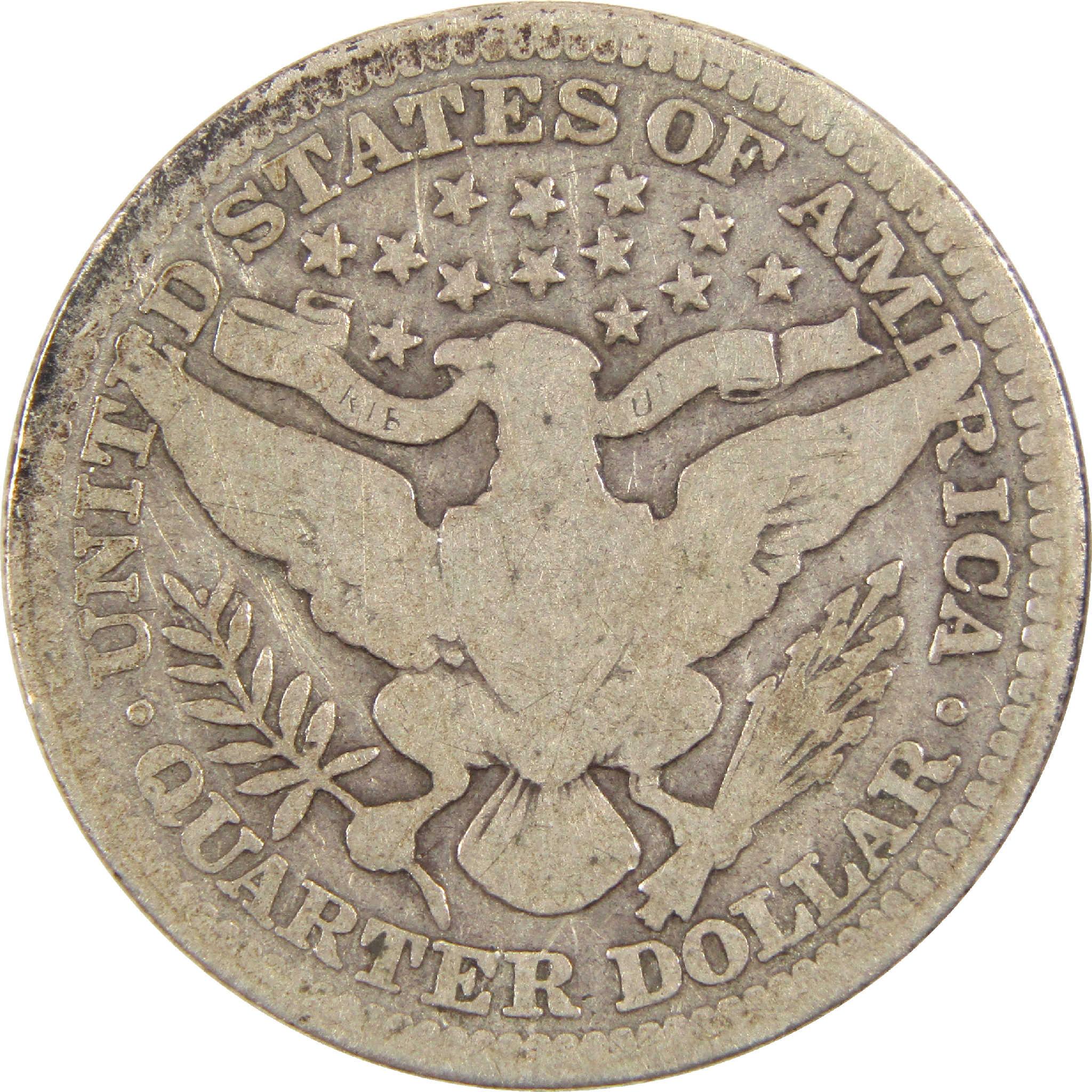 Vintage US quarter dollar coin with eagle, shield, stars, and detailed engraving