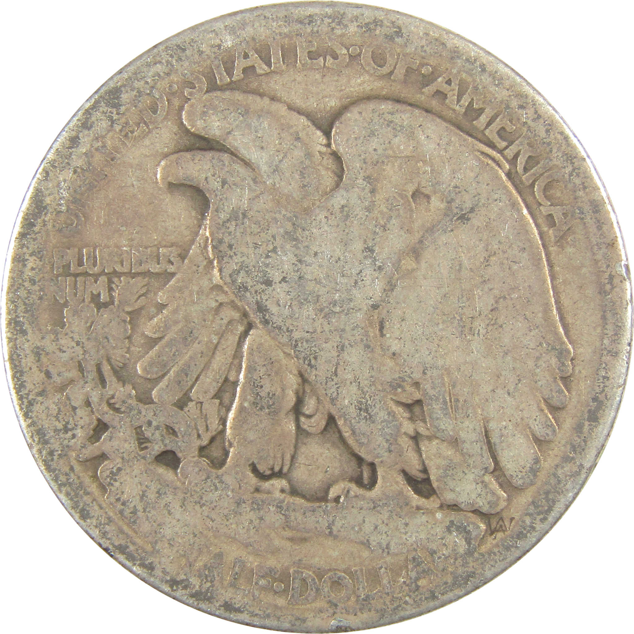 1916 D Liberty Walking Half Dollar AG Details Silver SKU:I20048