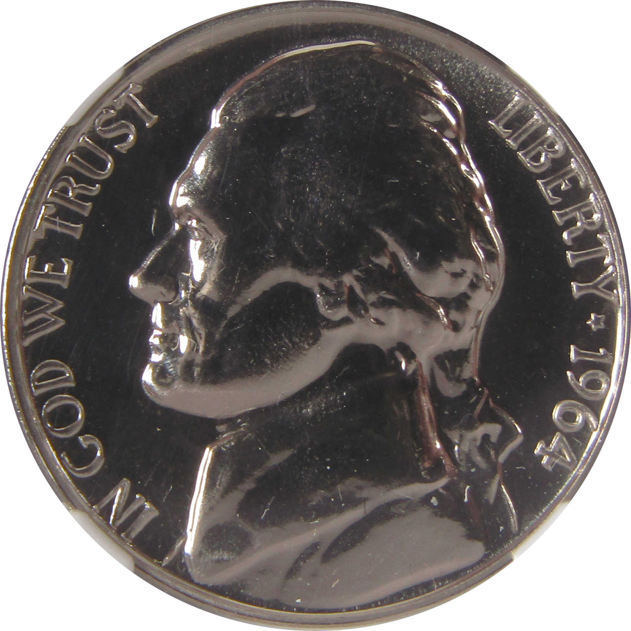 1964 Jefferson Nickel PF 68 NGC Proof 5c Coin SKU:CPC0181