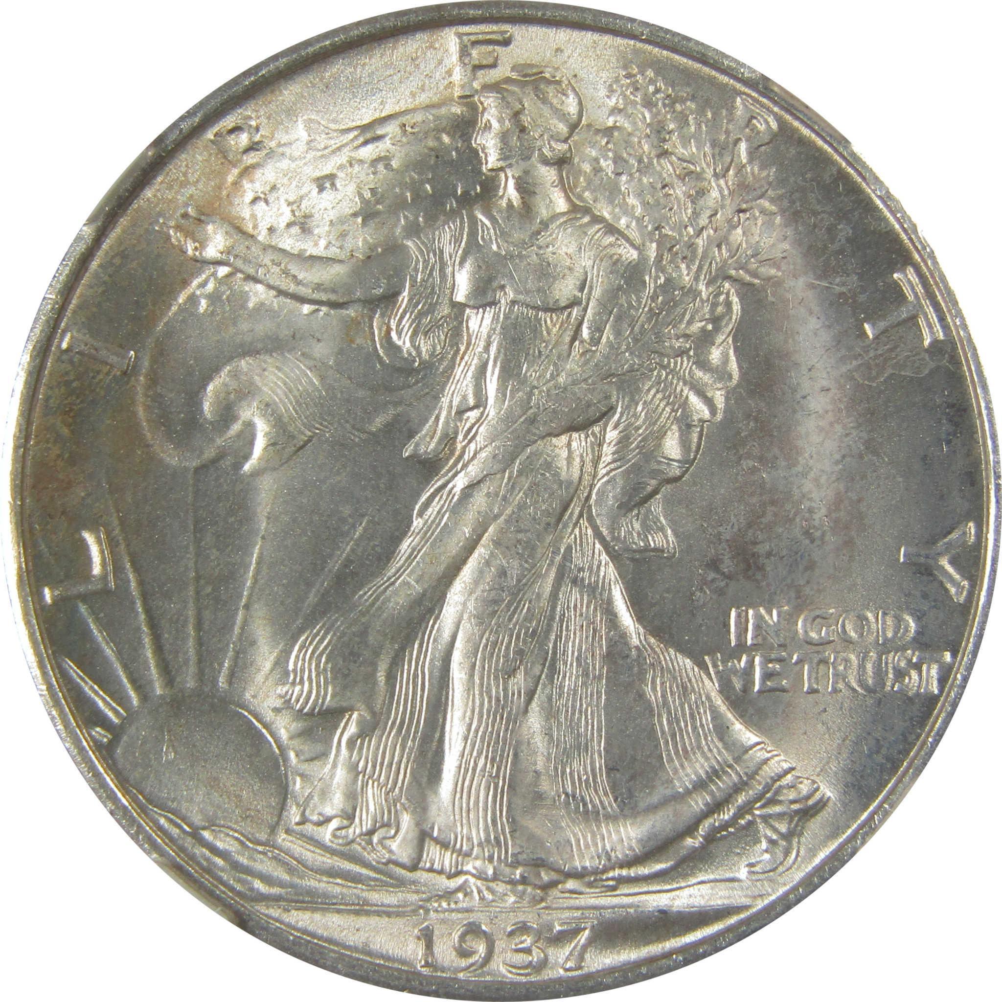 1937 S Liberty Walking Half Dollar MS 65 NGC Bag Fragment SKU:I23594