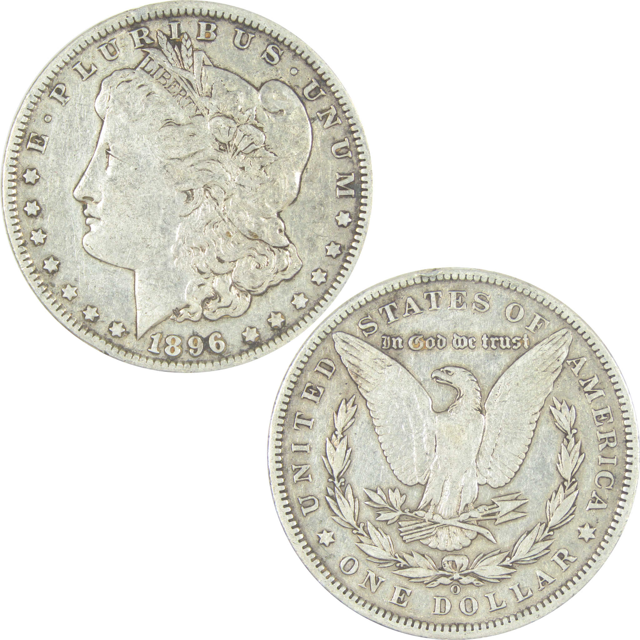 1896 O Morgan Dollar XF EF Extremely Fine Silver $1 Coin SKU:I15527 - Morgan coin - Morgan silver dollar - Morgan silver dollar for sale - Profile Coins & Collectibles