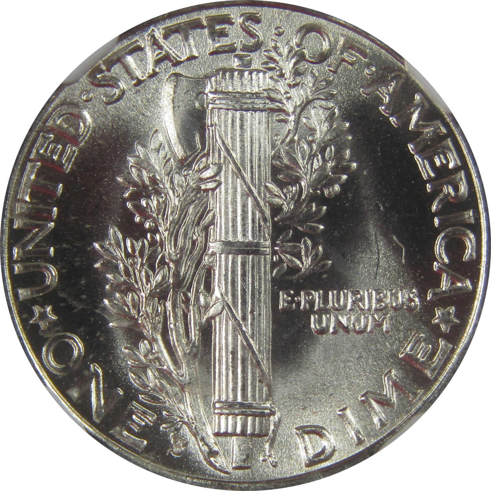 1937 S Mercury Dime MS 66 FB NGC Silver Uncirculated SKU:I23196