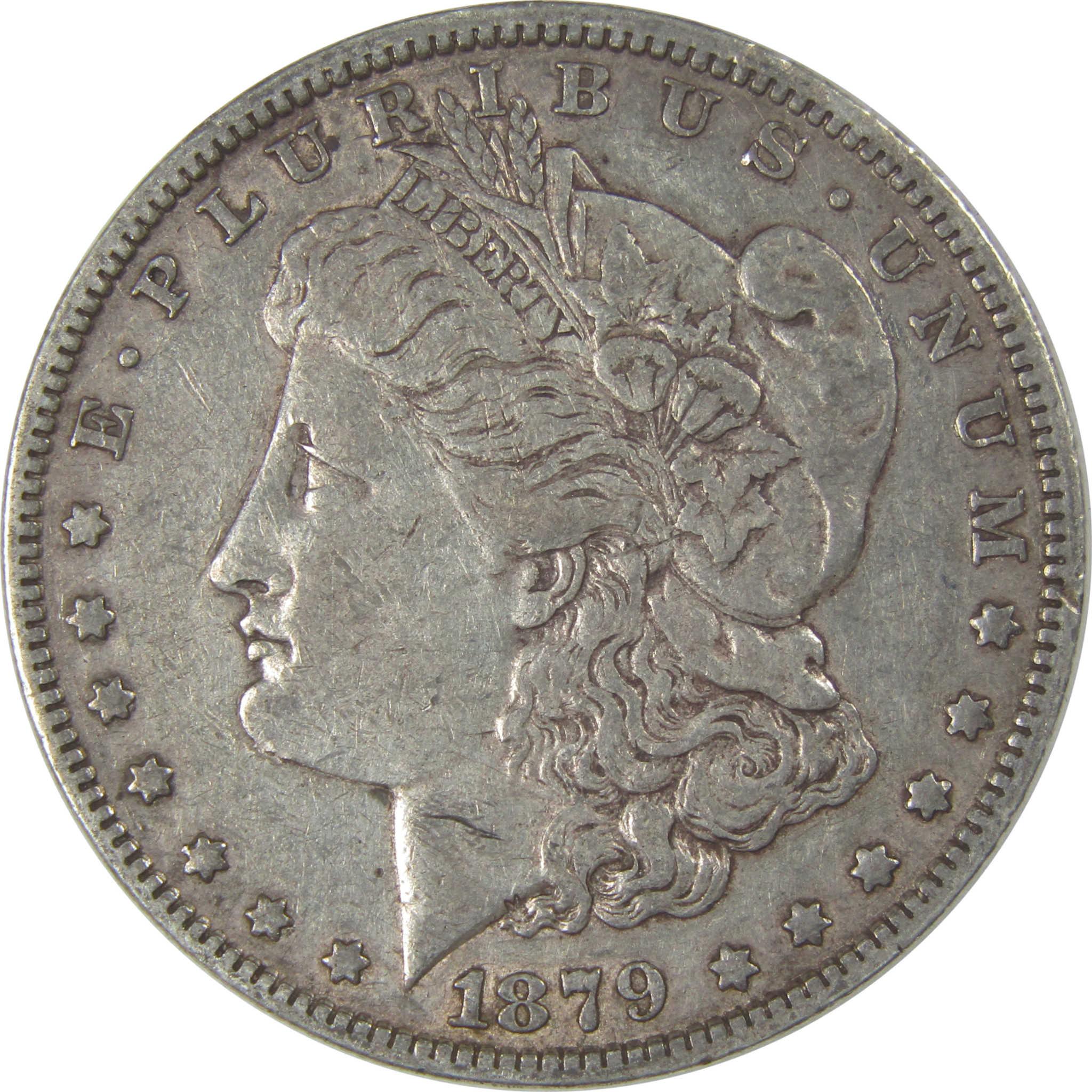 1879 Morgan Silver Dollar XF EF Extremely Fine $1 Coin SKU:I24278 - Morgan coin - Morgan silver dollar - Morgan silver dollar for sale - Profile Coins & Collectibles
