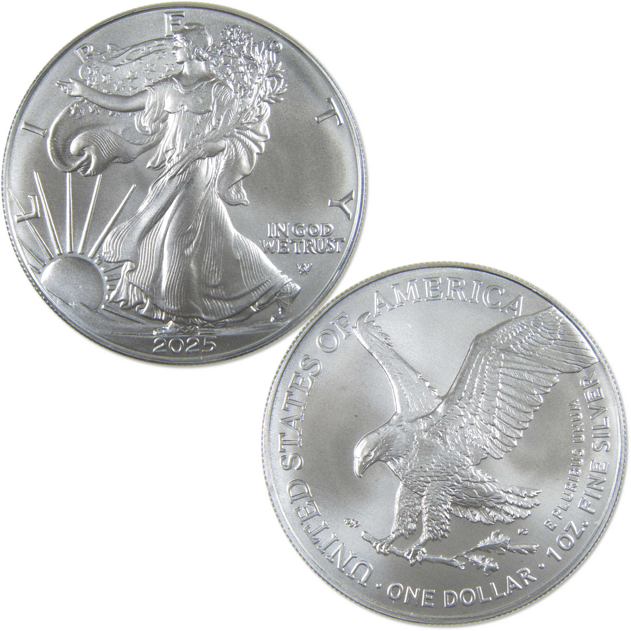 2025 American Silver Eagle Uncirculated Bullion $1 Coin