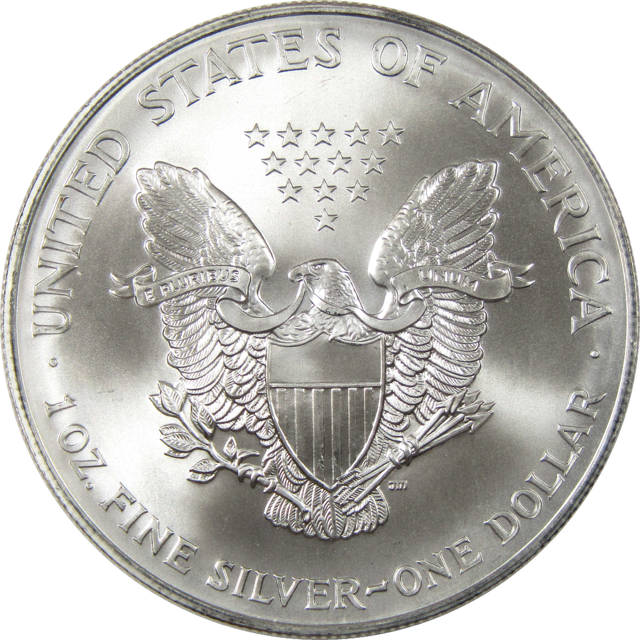 1999 American Silver Eagle Uncirculated Bullion $1 Coin