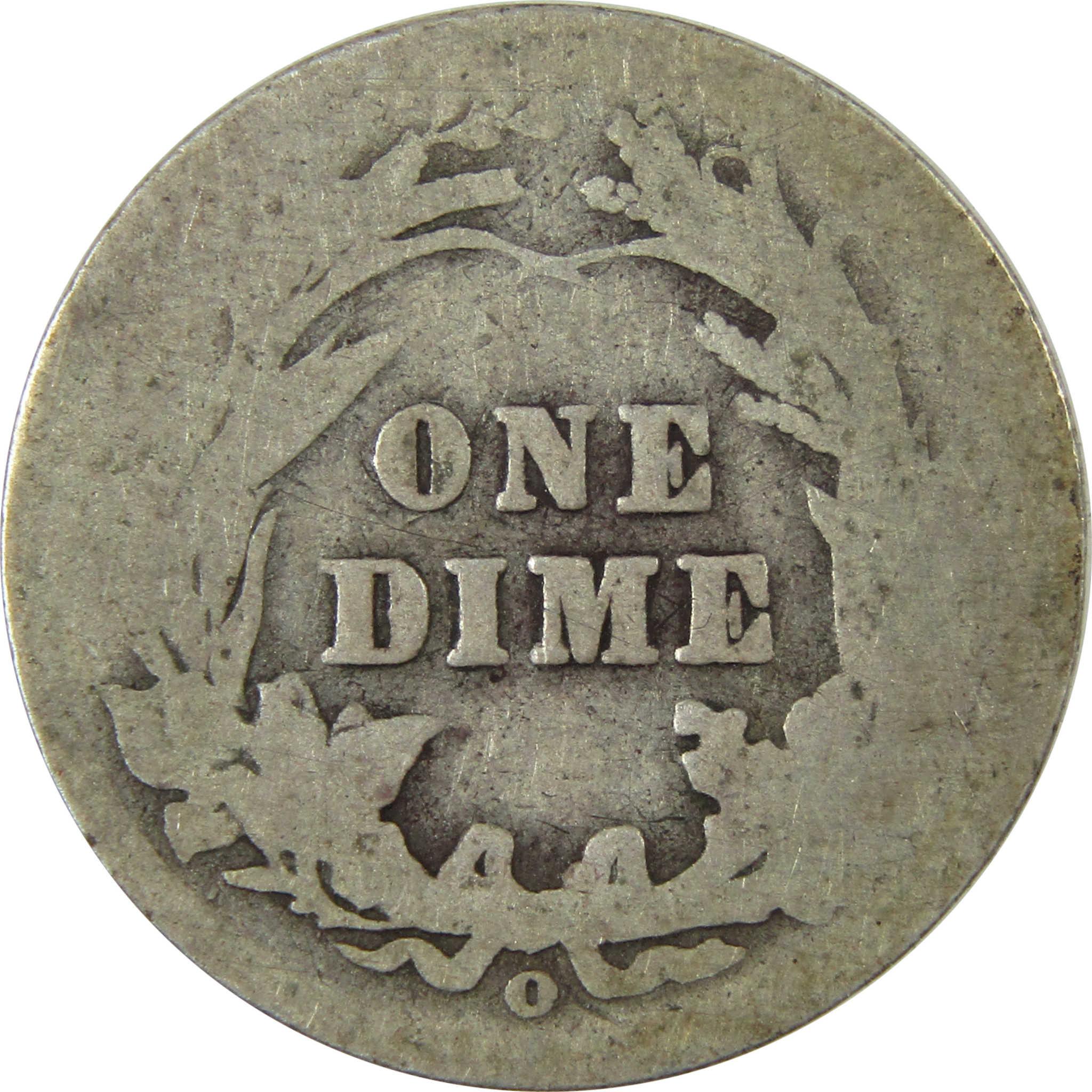 1905 O Micro O Barber Silver Dime AG About Good 10c Coin SKU:I26628