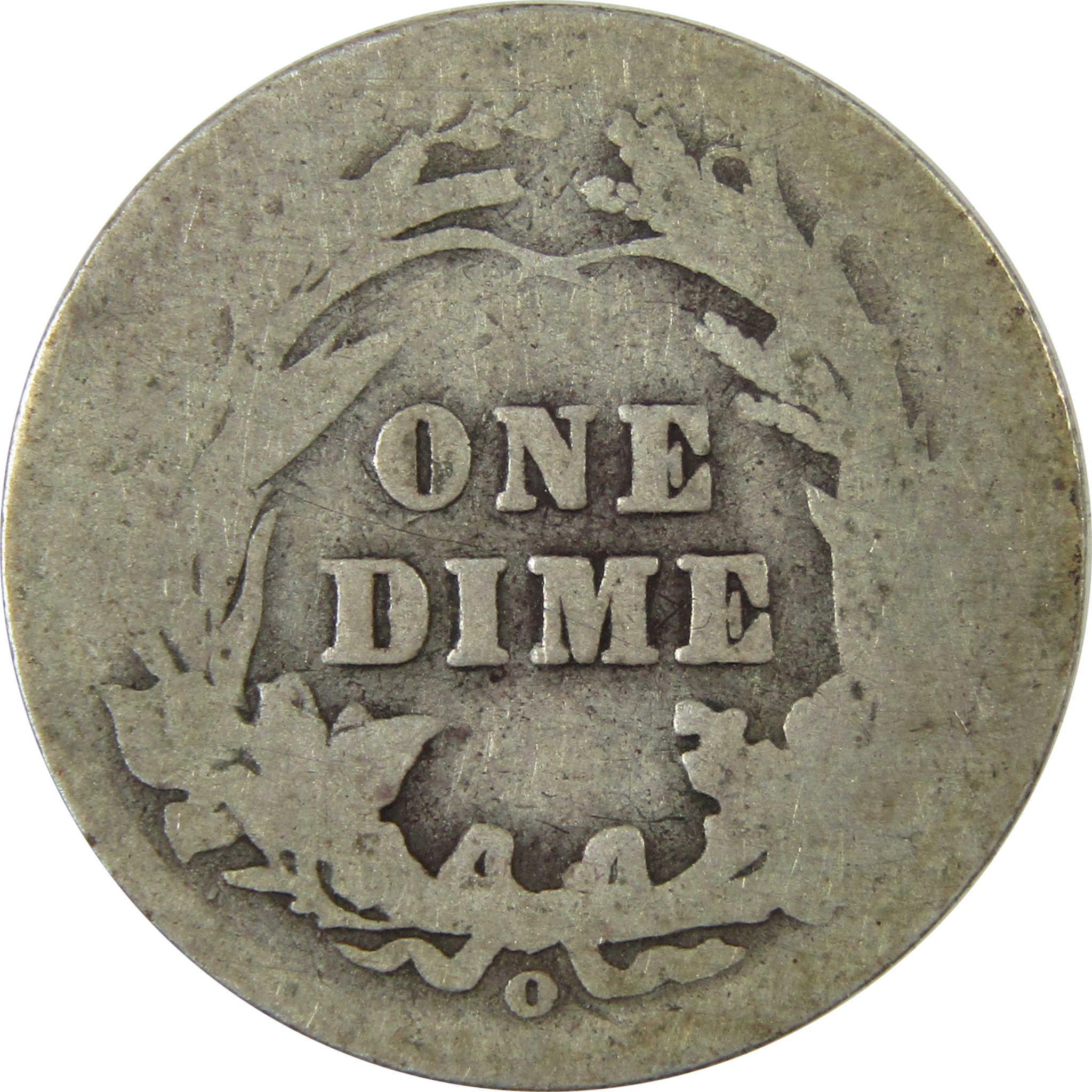 1905 O Micro O Barber Silver Dime AG About Good 10c Coin SKU:I26628