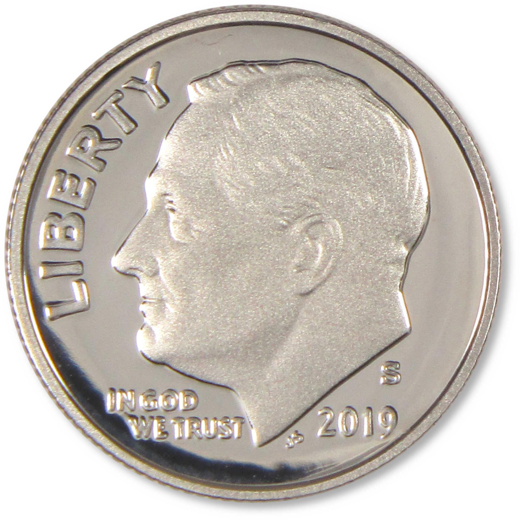 2019 S Roosevelt Dime Choice Proof Clad 10c Coin