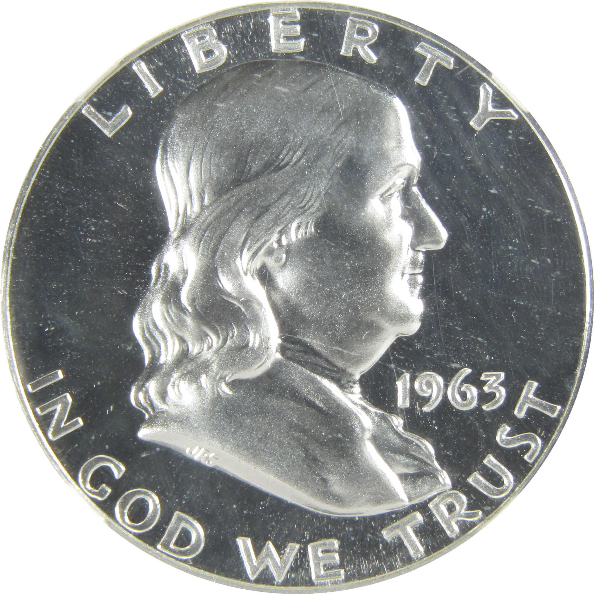 1963 Franklin Silver Half Dollar PF 69 NGC Proof 50c Coin SKU:I27426