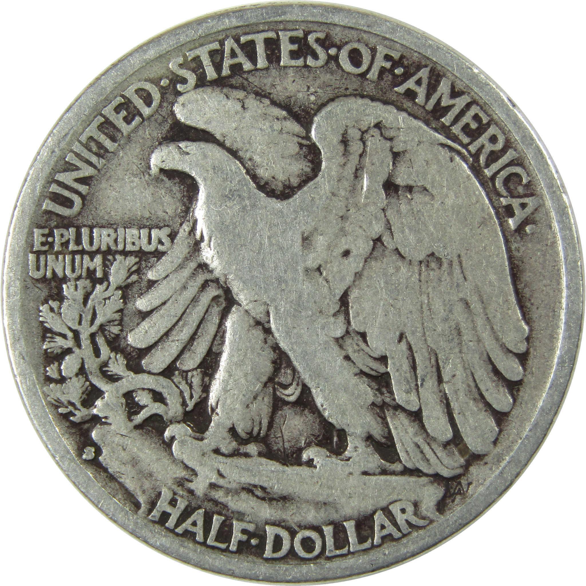 1934 S Liberty Walking Silver Half Dollar VG Very Good SKU:CP523