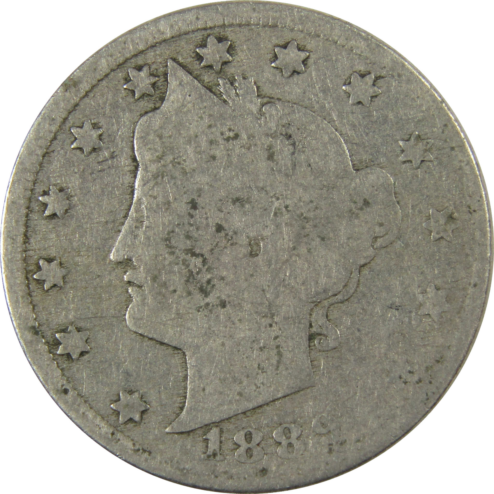 1889 Liberty Head V Nickel AG About Good 5c Coin SKU:I27224