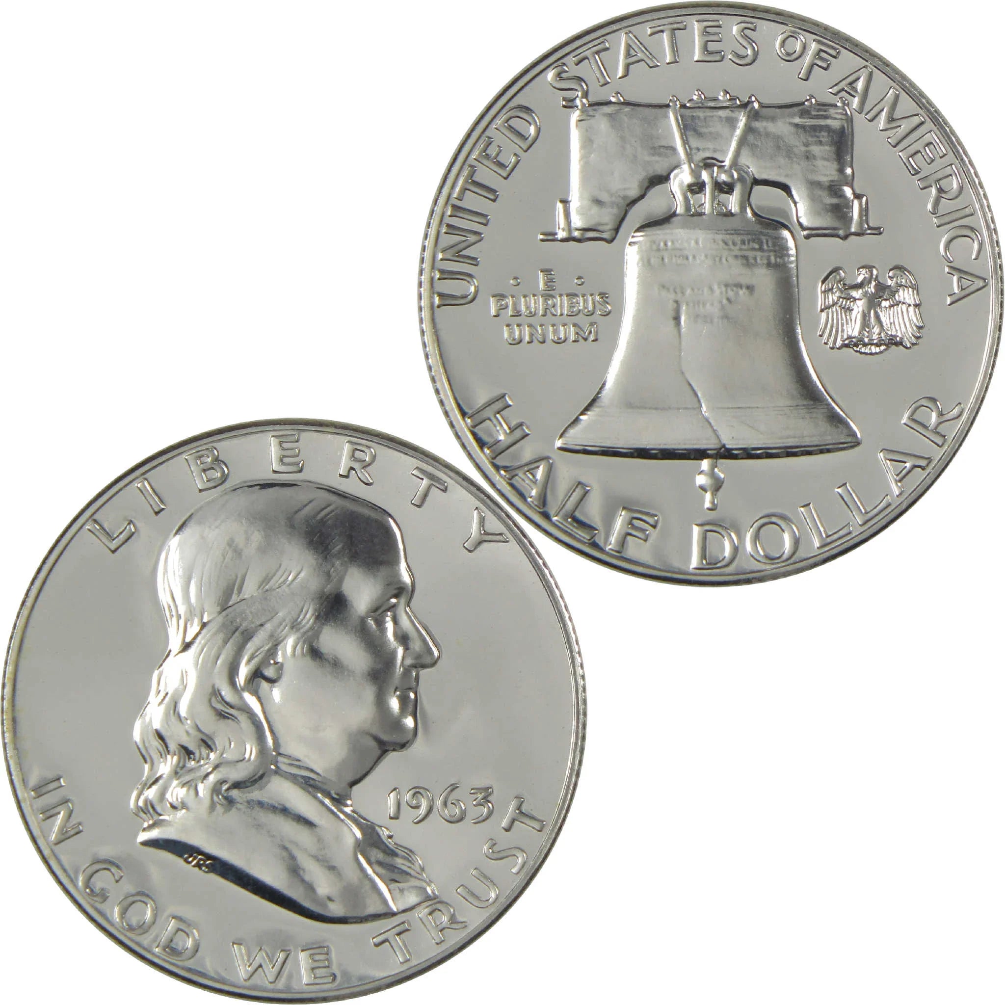 1963 Franklin Half Dollar Choice Proof Silver 50c Coin