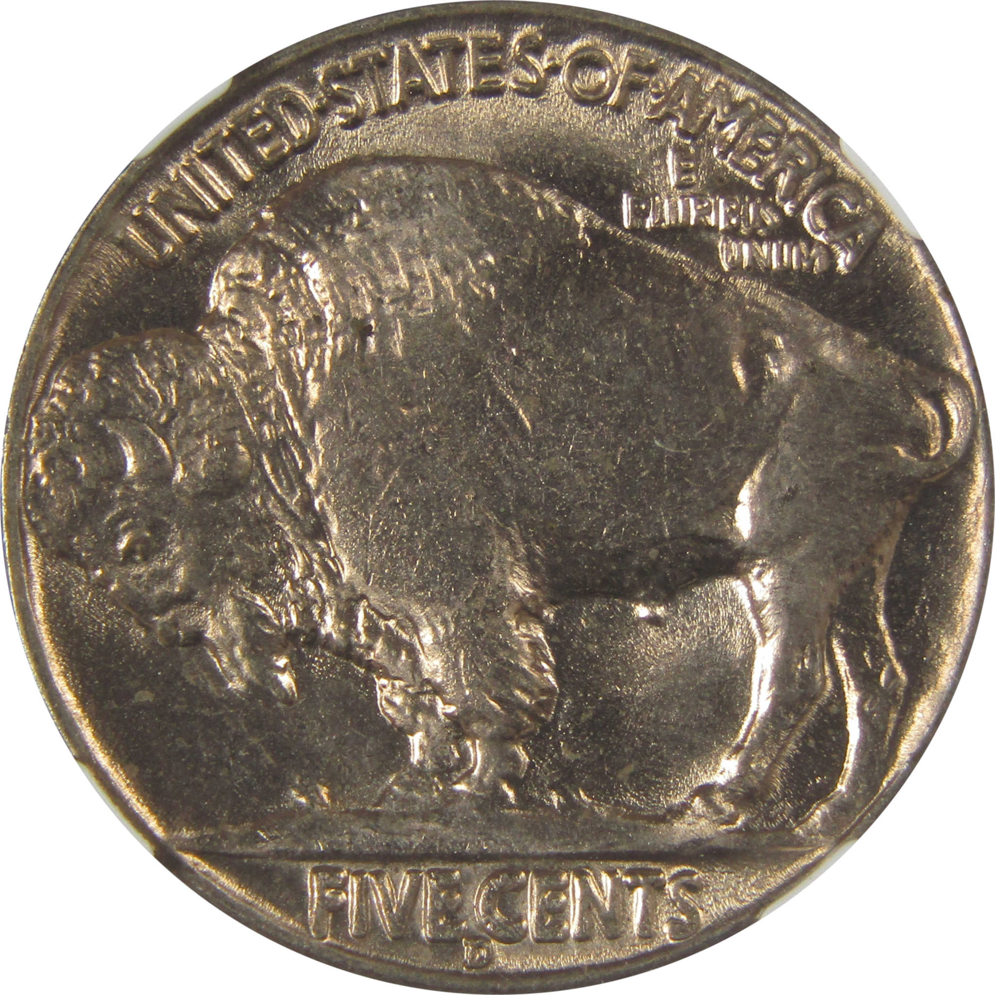 1937 D Indian Head Buffalo Nickel MS 66 NGC Bag Fragment SKU:I22674